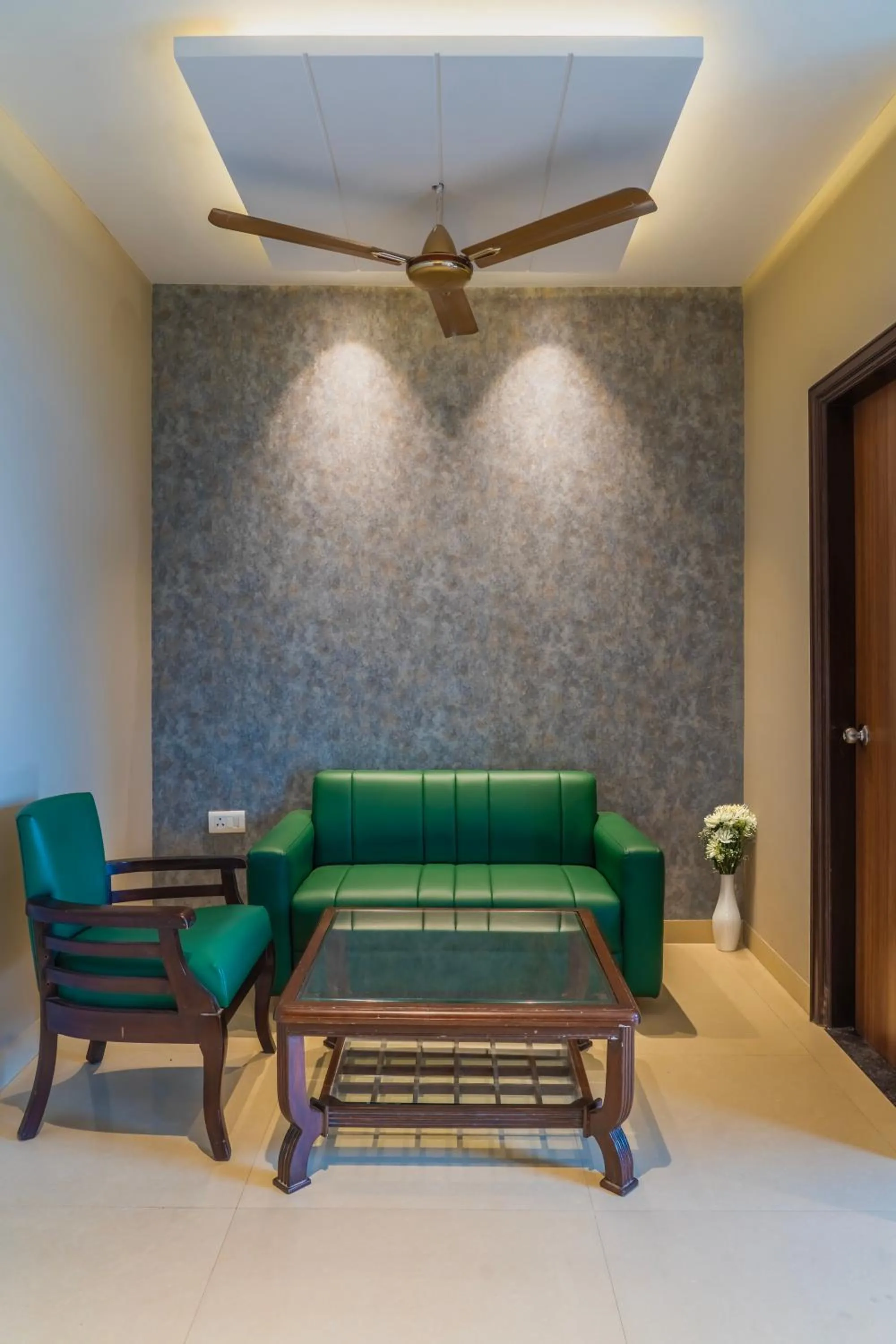 Seating area in Hotel Amritsar International 2 min walk from Amritsar Bus Stand