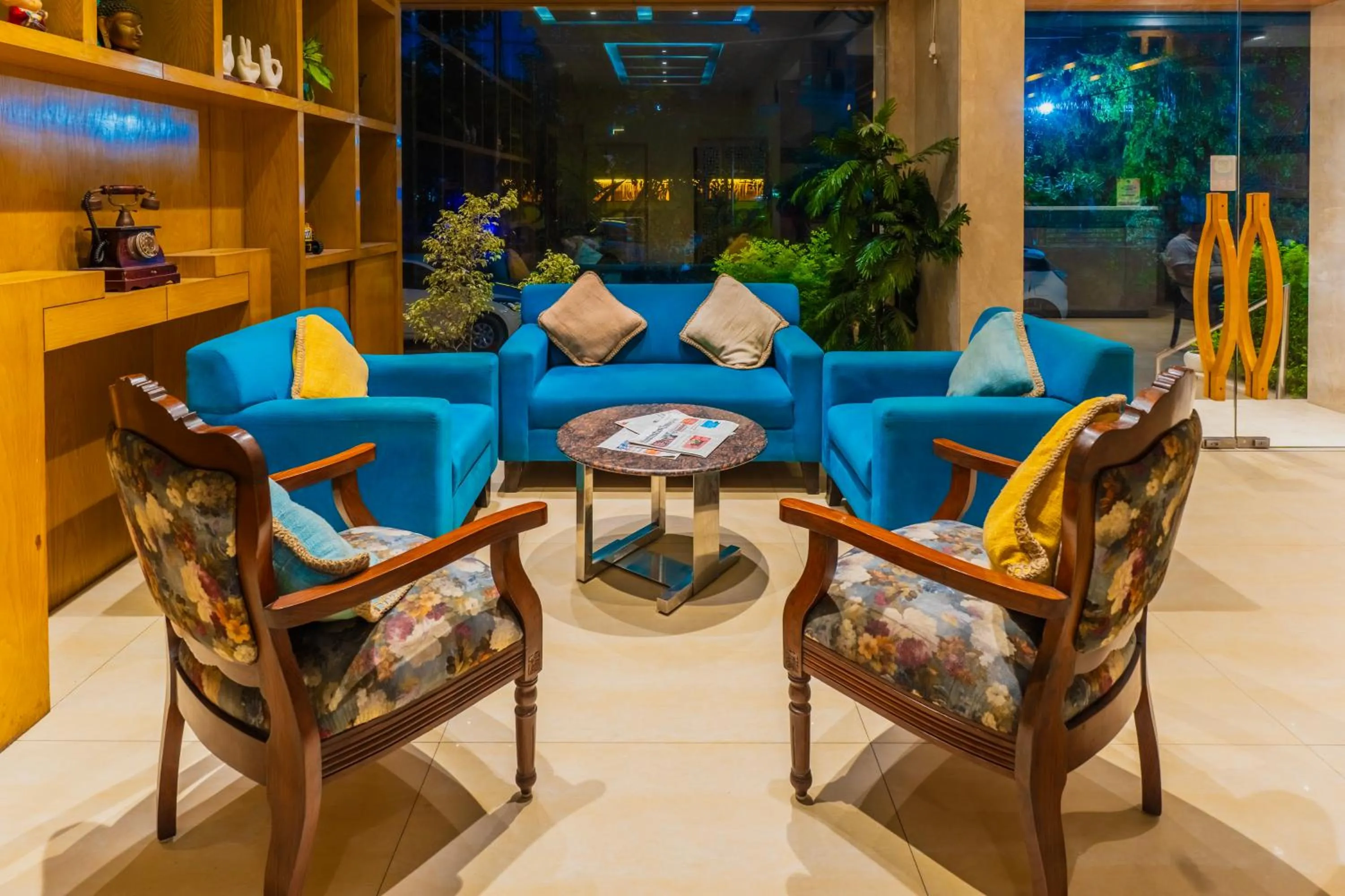 Lobby or reception in Hotel Amritsar International 2 min walk from Amritsar Bus Stand