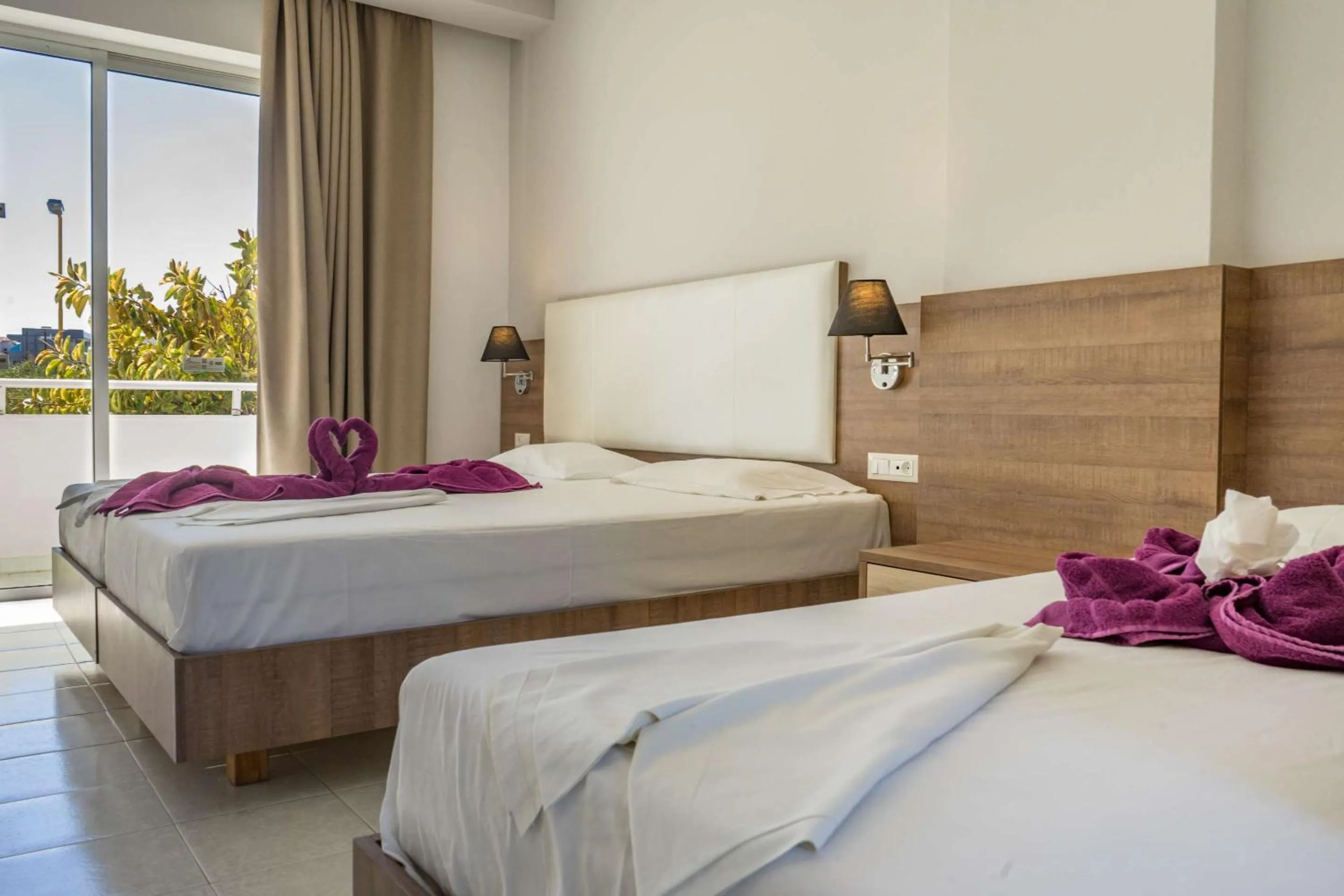 Bed in Stamos All Inclusive