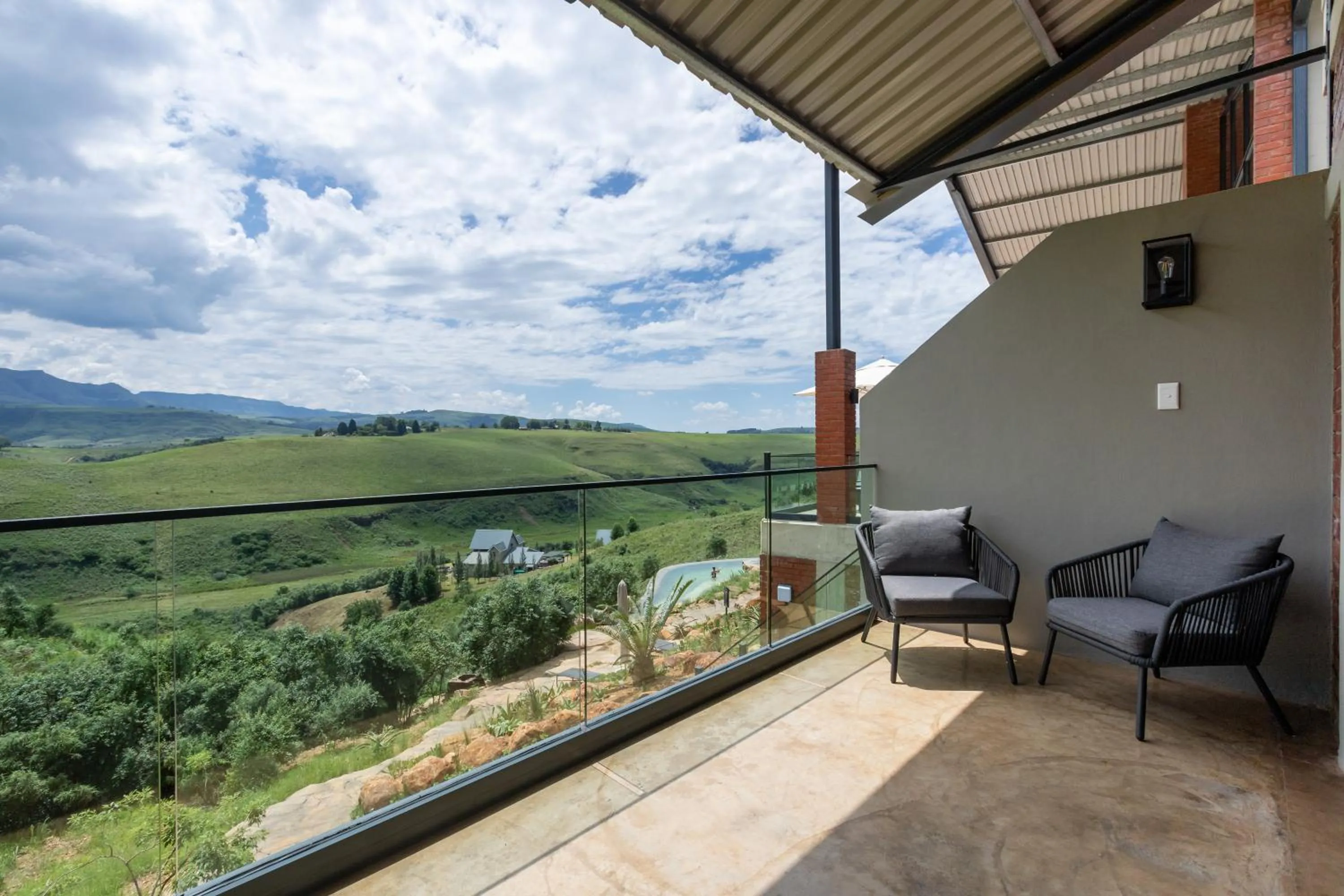 Patio in Dragonview Lodge