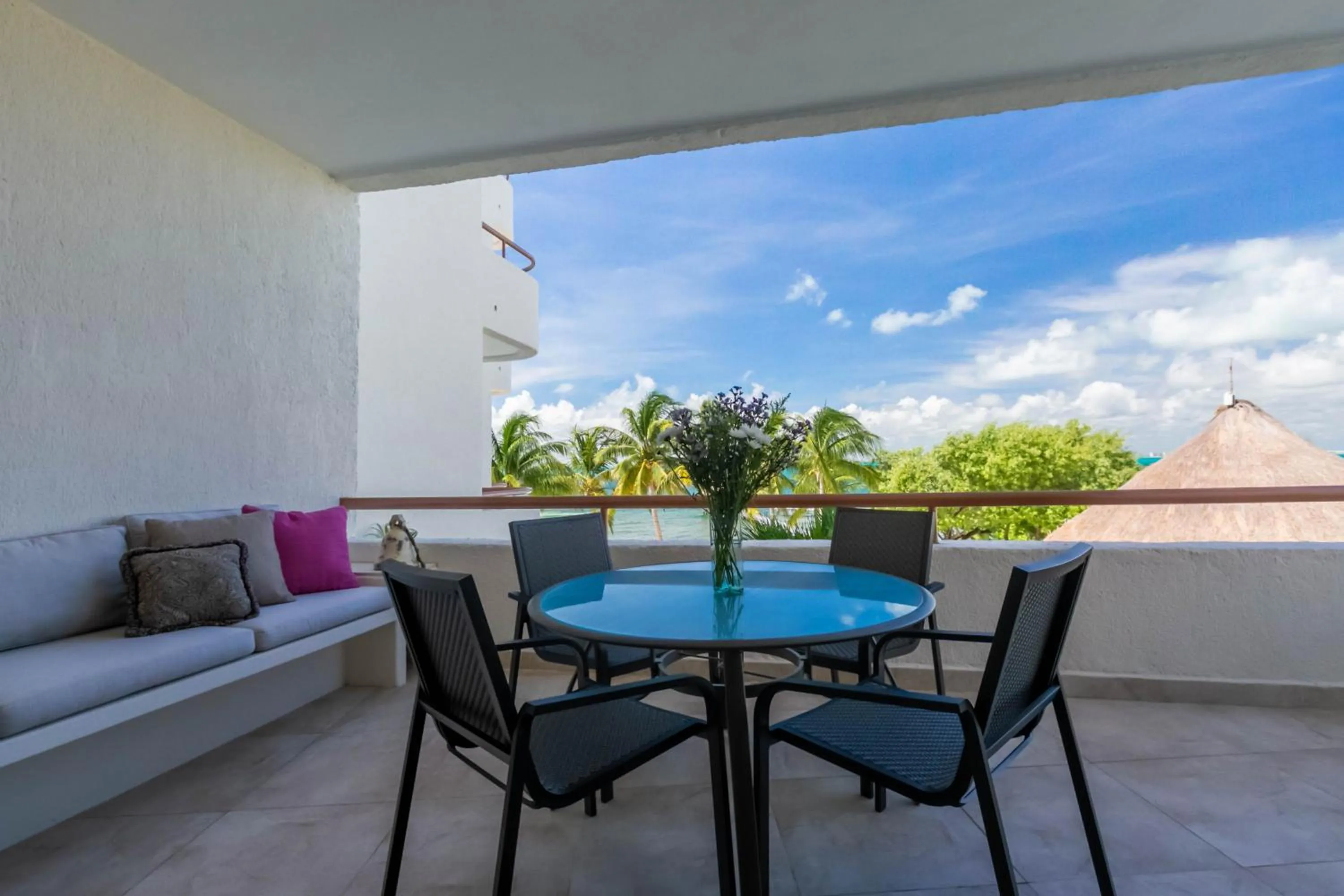 Balcony/Terrace in Sunset Condo 104 Puerta al Mar Isla Mujeres Mexico
