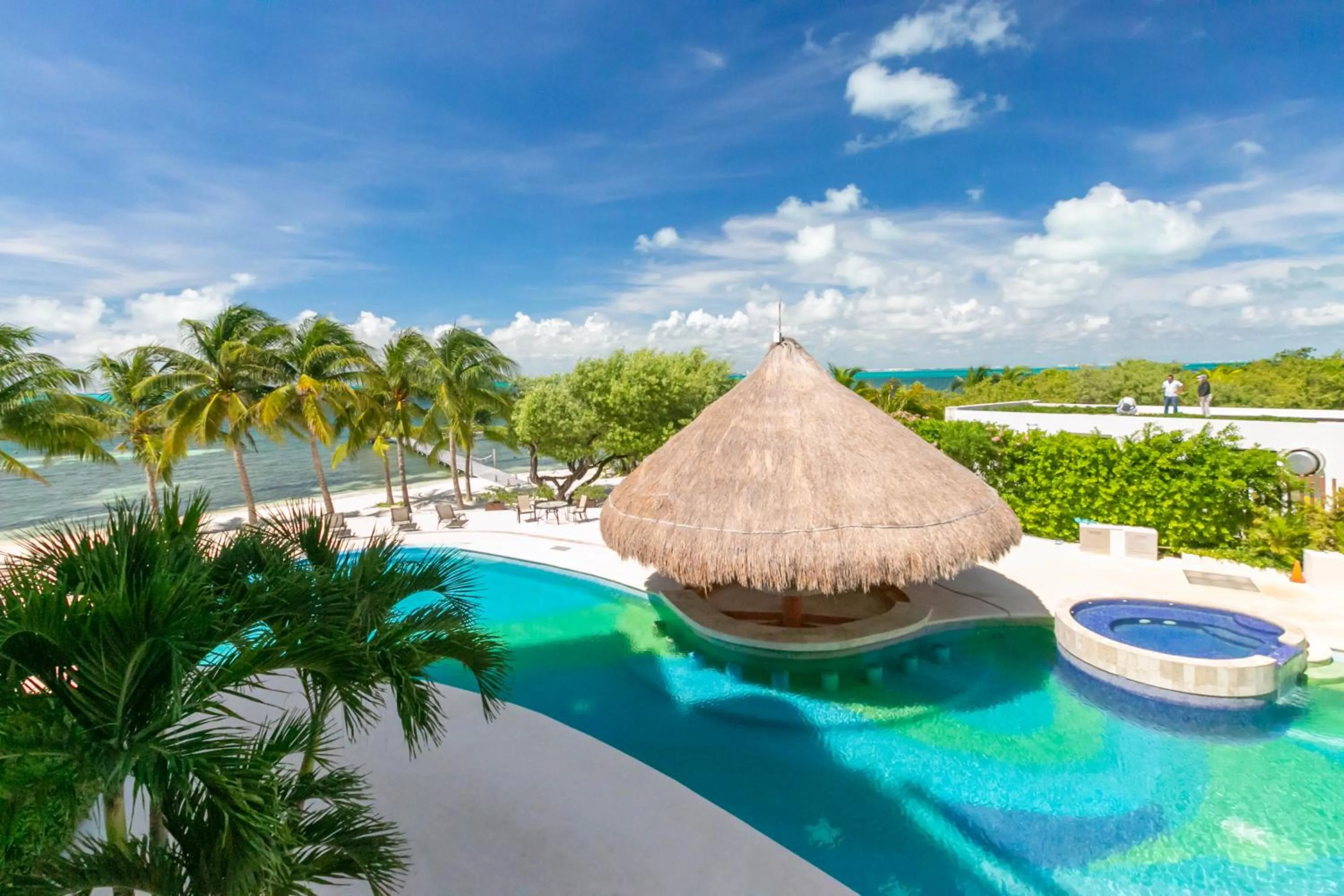 Sea view in Sunset Condo 104 Puerta al Mar Isla Mujeres Mexico