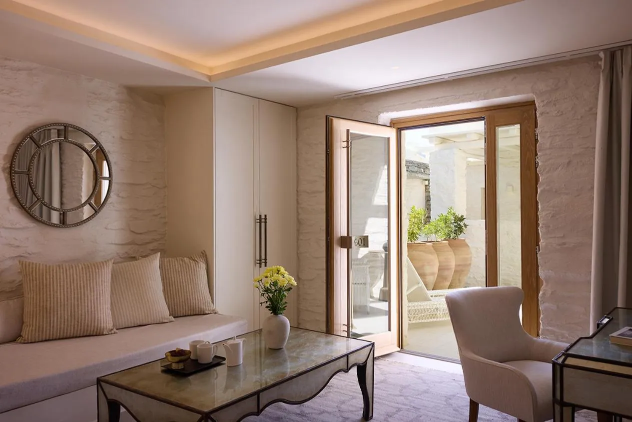 Living room in Ydor Hotel & Spa by Sandglass