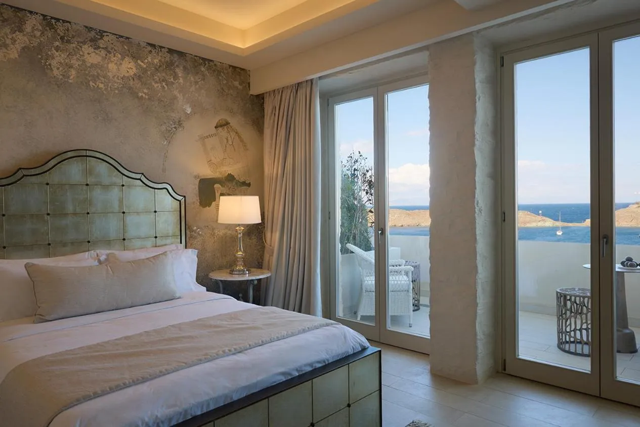 Bed in Ydor Hotel & Spa by Sandglass