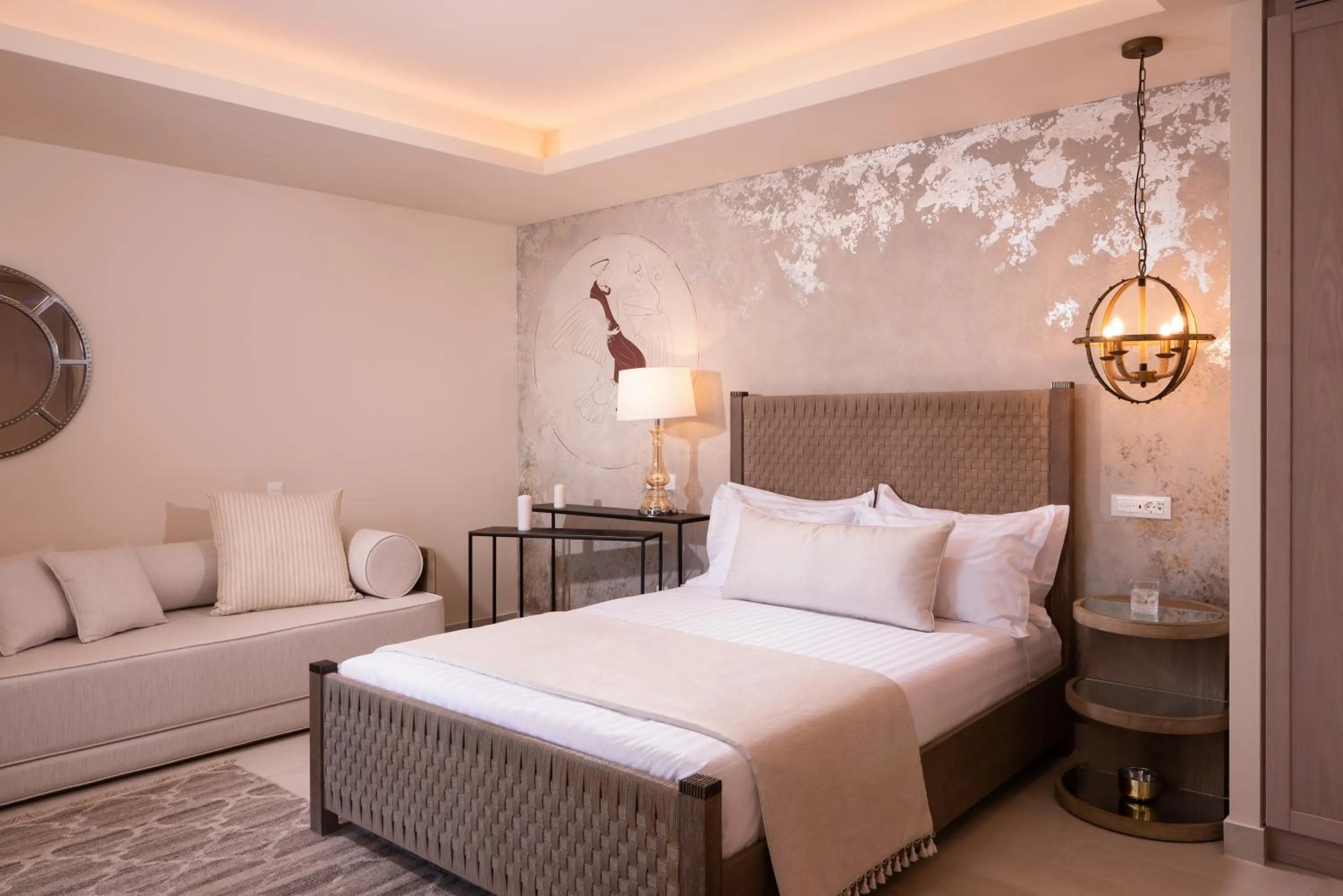 Seating area, Bed in Ydor Hotel & Spa by Sandglass