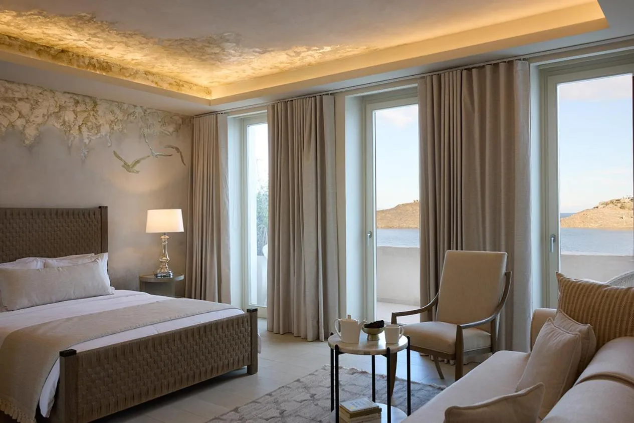 Bed in Ydor Hotel & Spa by Sandglass