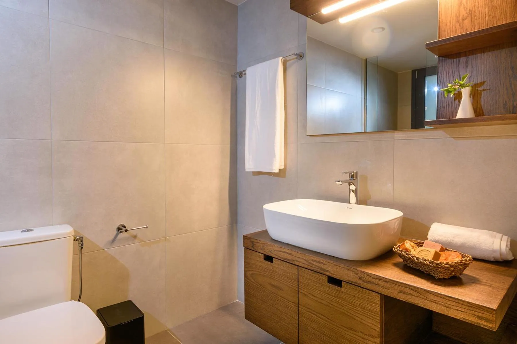 Bathroom in Elounda Colour Apartments