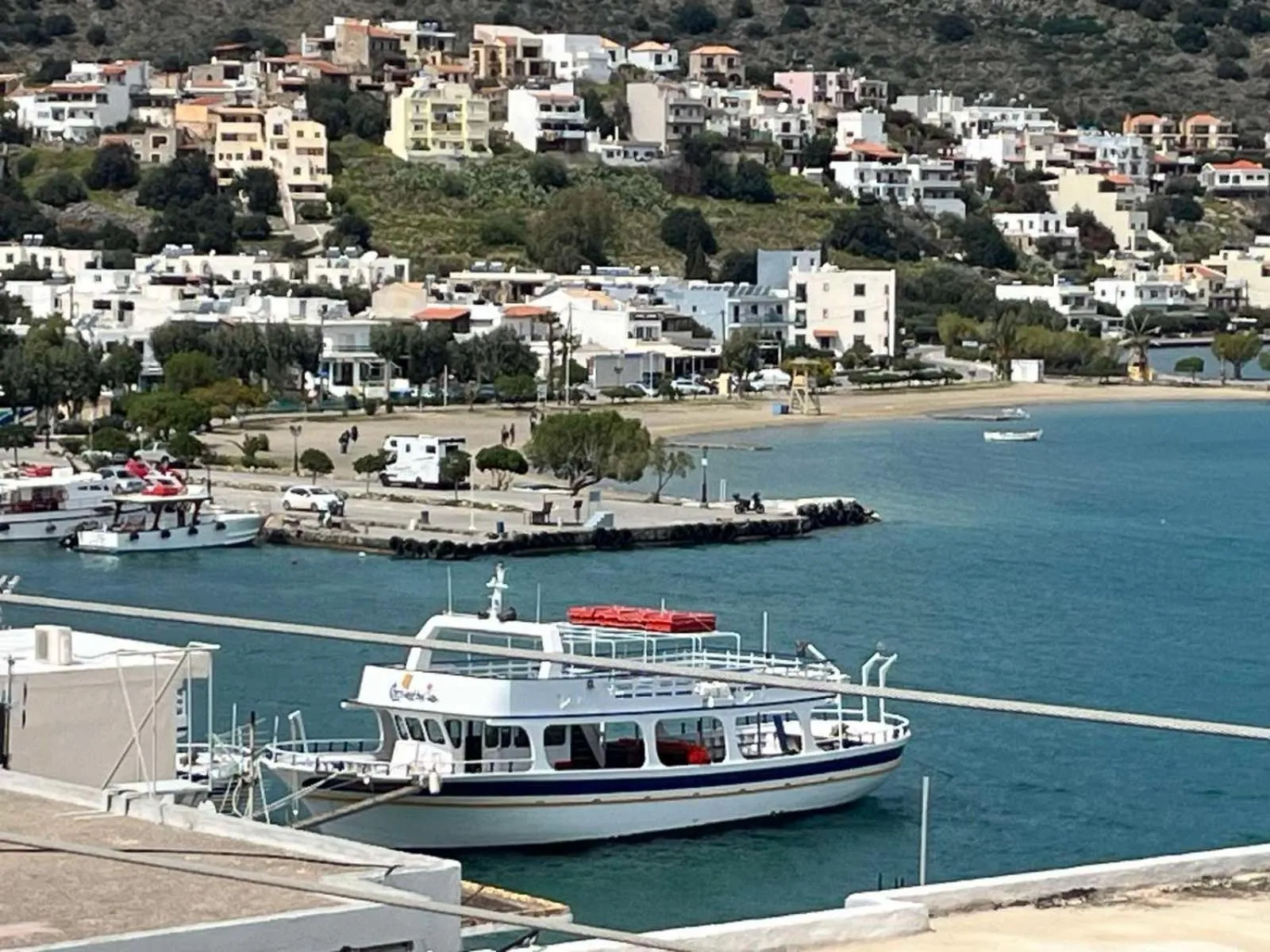 City view in Elounda Colour Apartments
