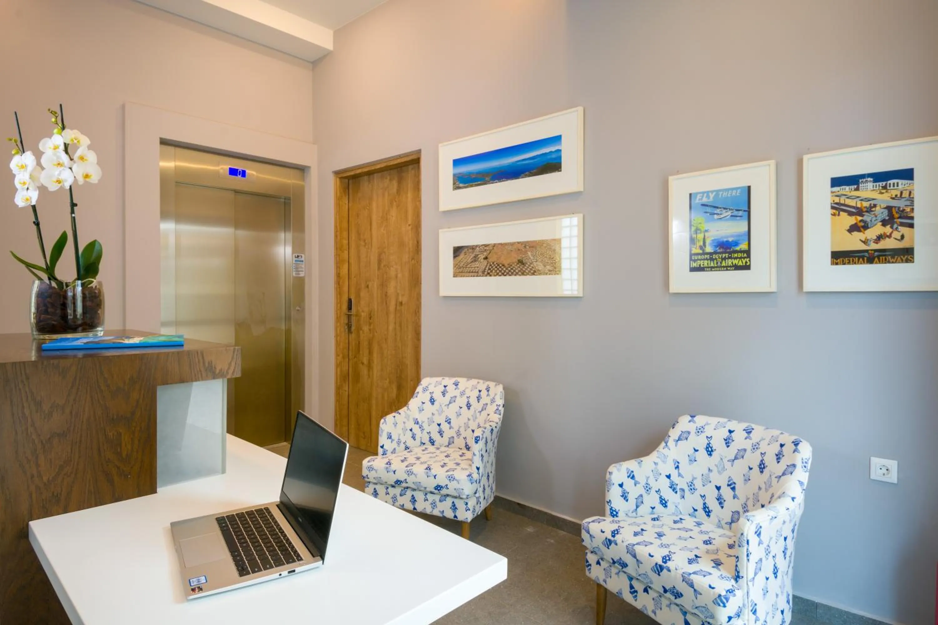 Lobby or reception in Elounda Colour Apartments