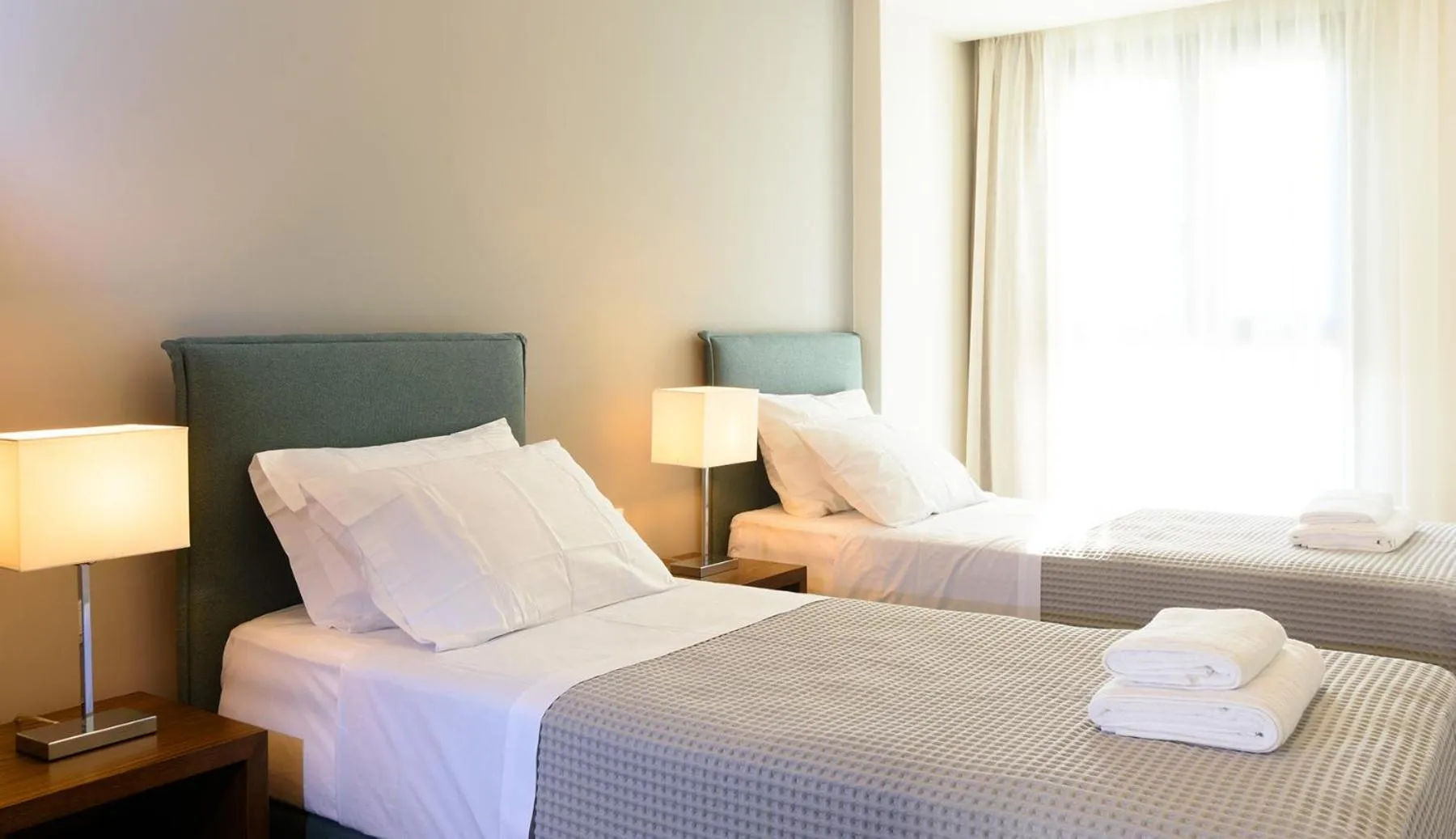 Bed in Elounda Colour Apartments