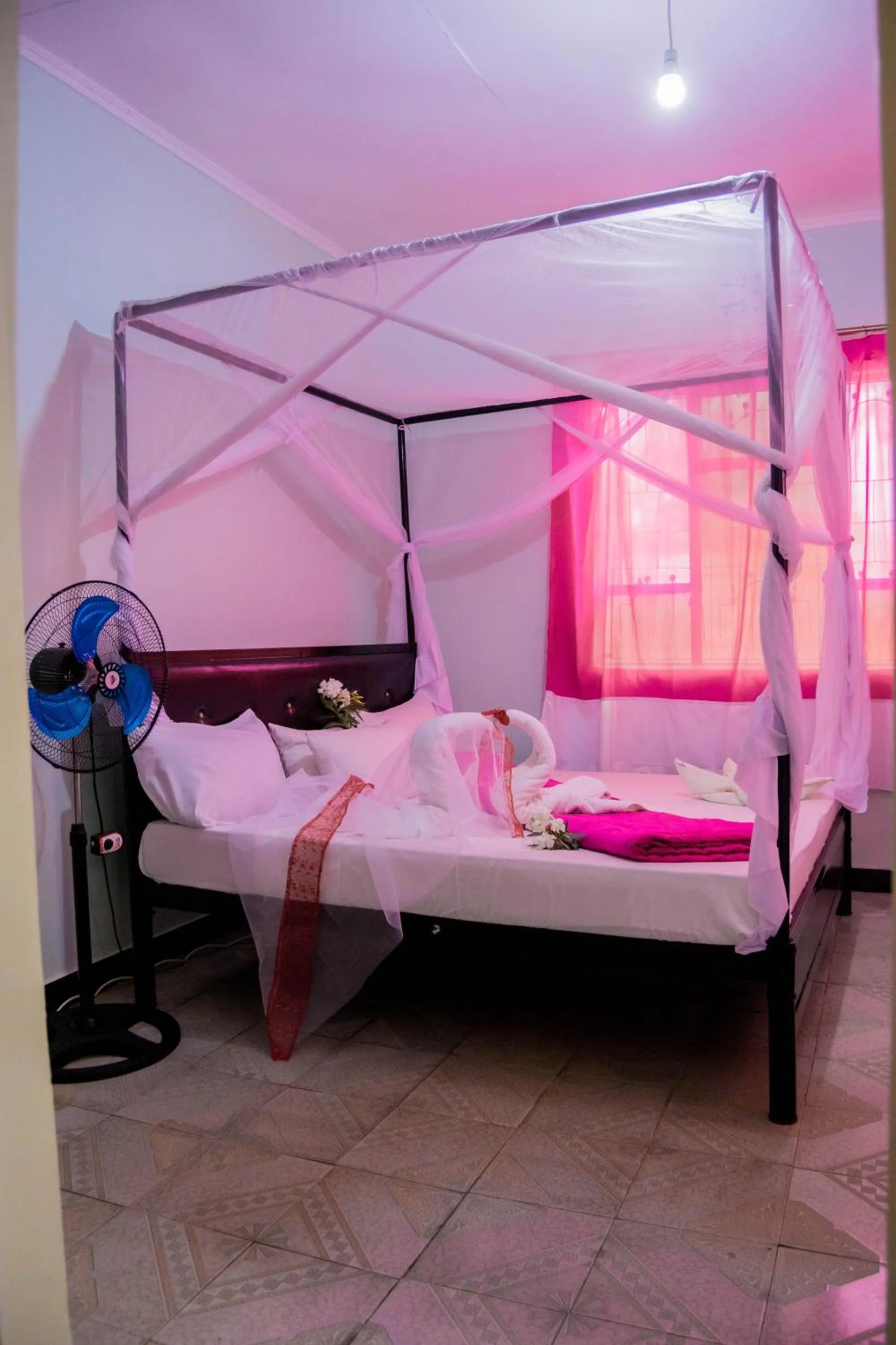 Bedroom in Kilimanjaro Summit Lodge