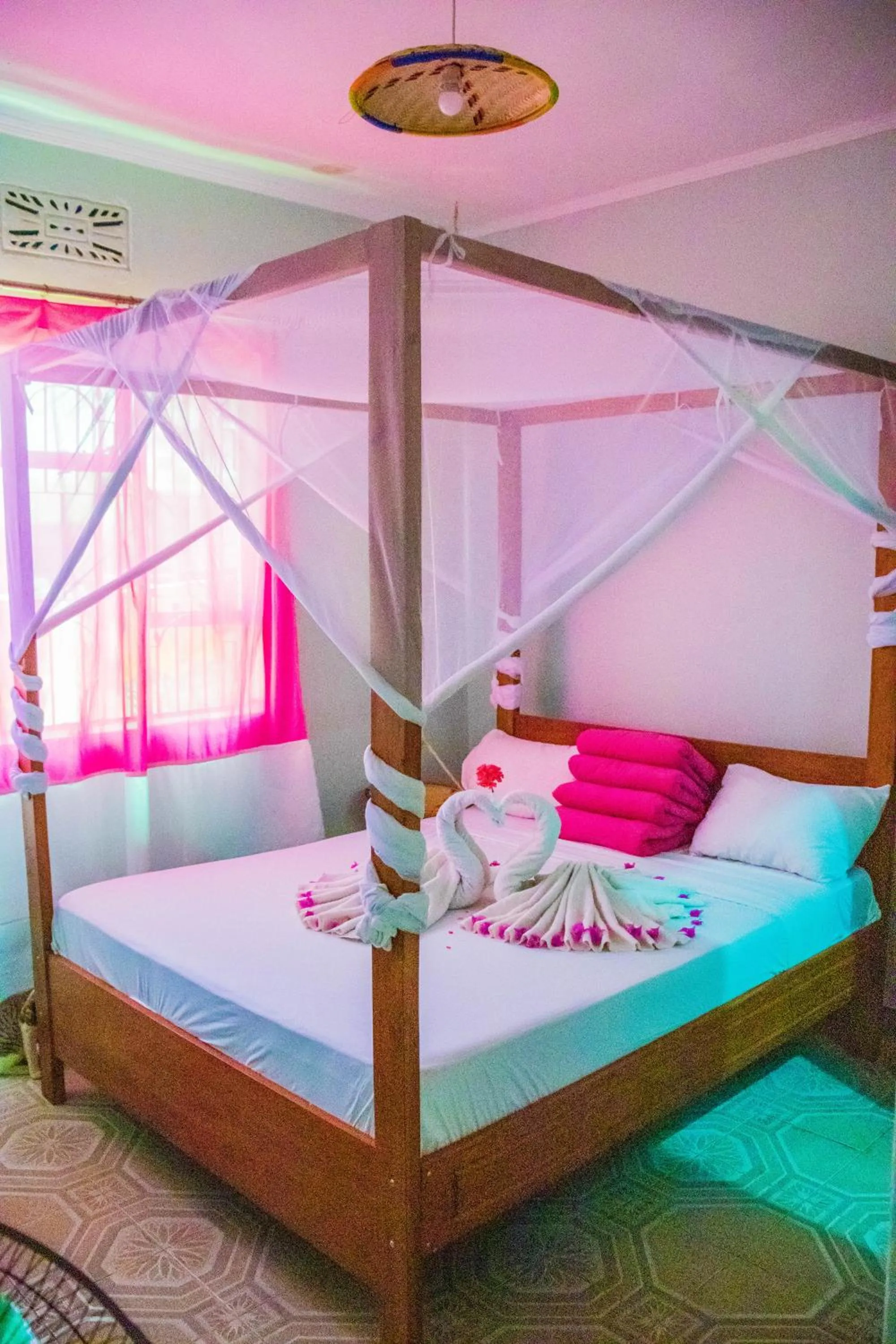 Bed in Kilimanjaro Summit Lodge