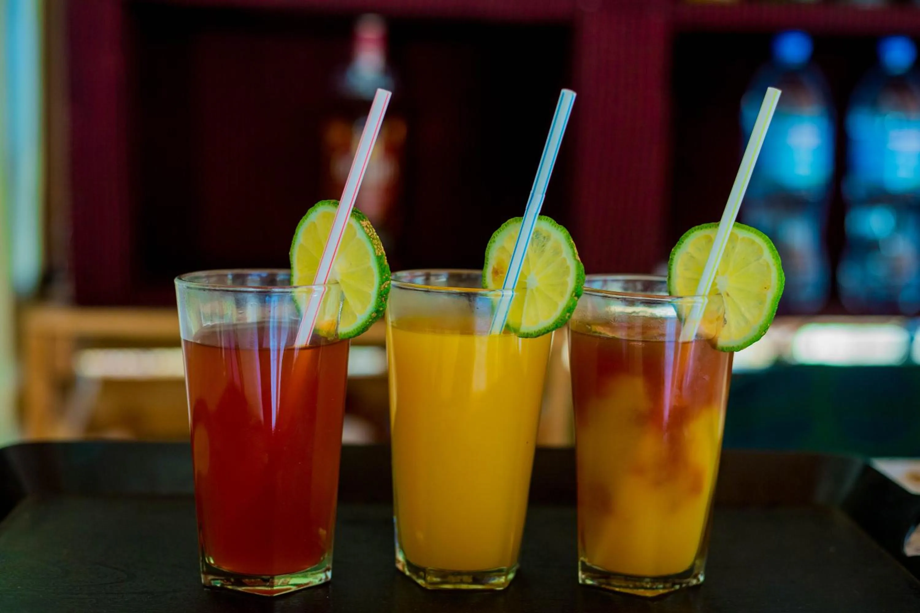 Drinks in Kilimanjaro Summit Lodge