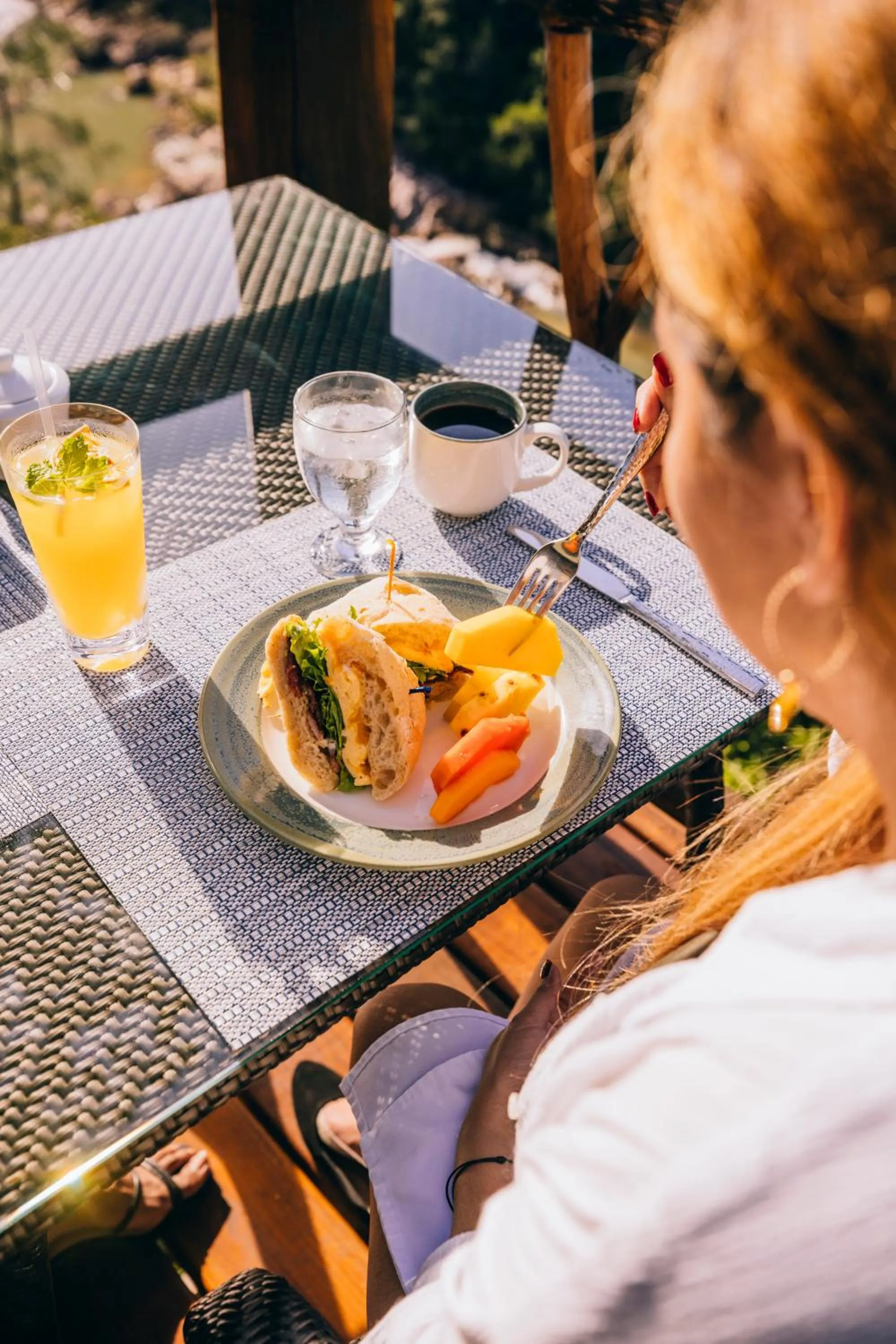 Breakfast in Gaia Riverlodge