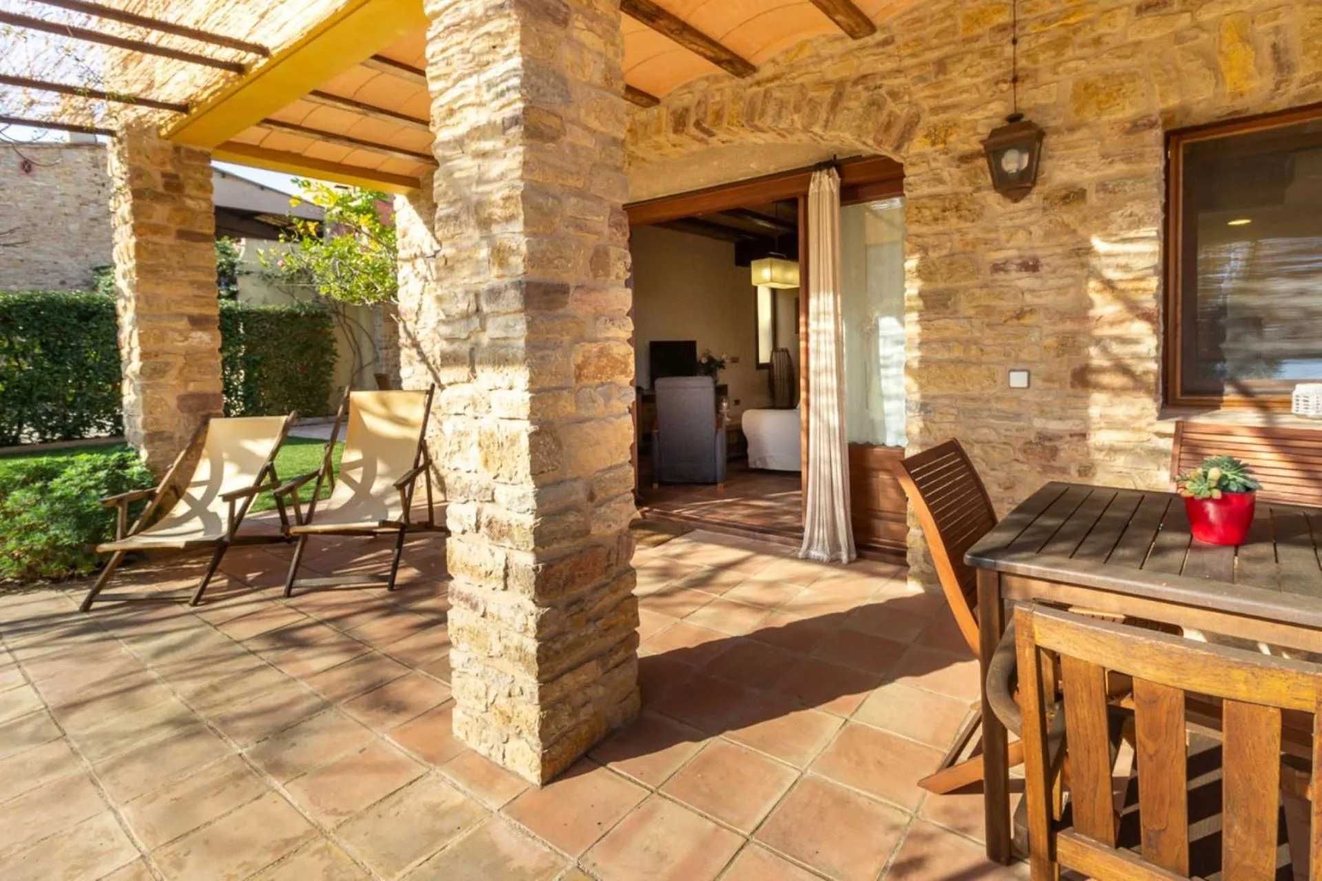 Balcony/Terrace in Casa Rural Can Ginesta