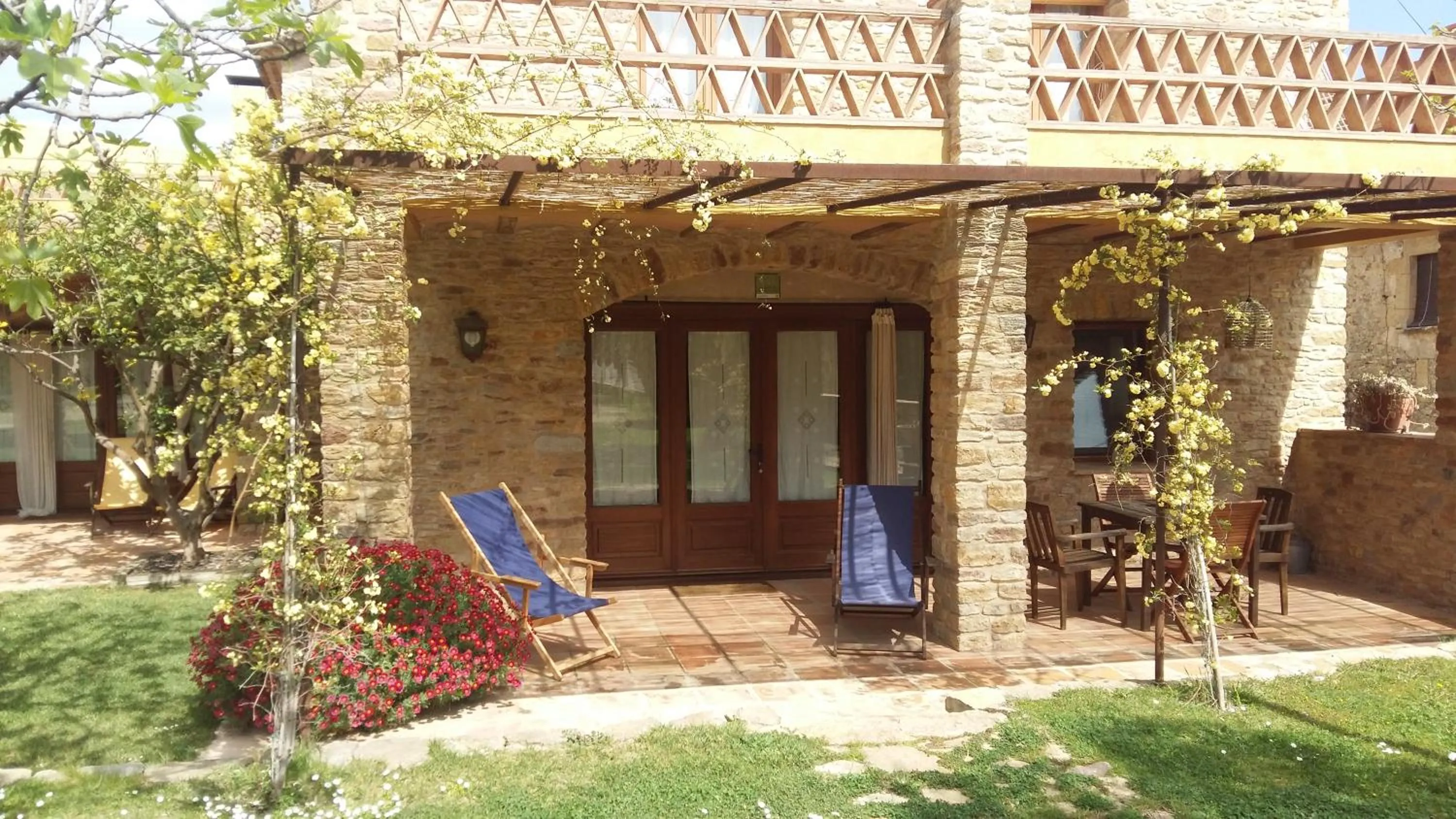 Balcony/Terrace in Casa Rural Can Ginesta