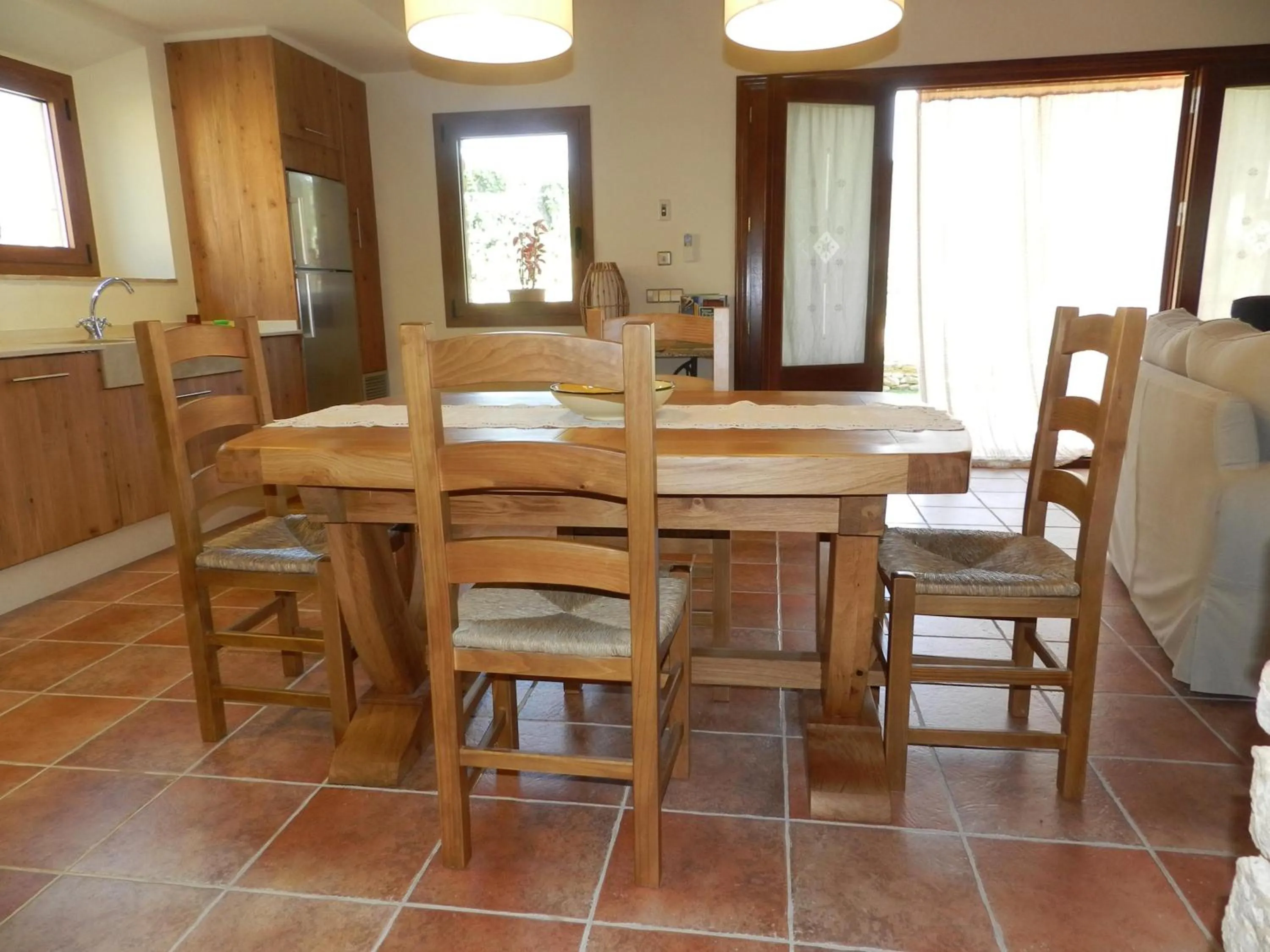 Dining area in Casa Rural Can Ginesta