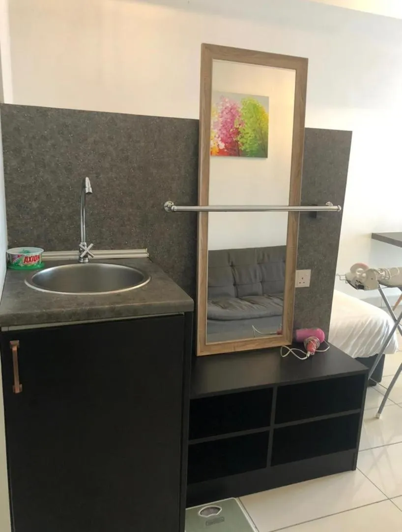 Kitchen or kitchenette in Aeropod 5 mins to Airport 10 mins to KK city