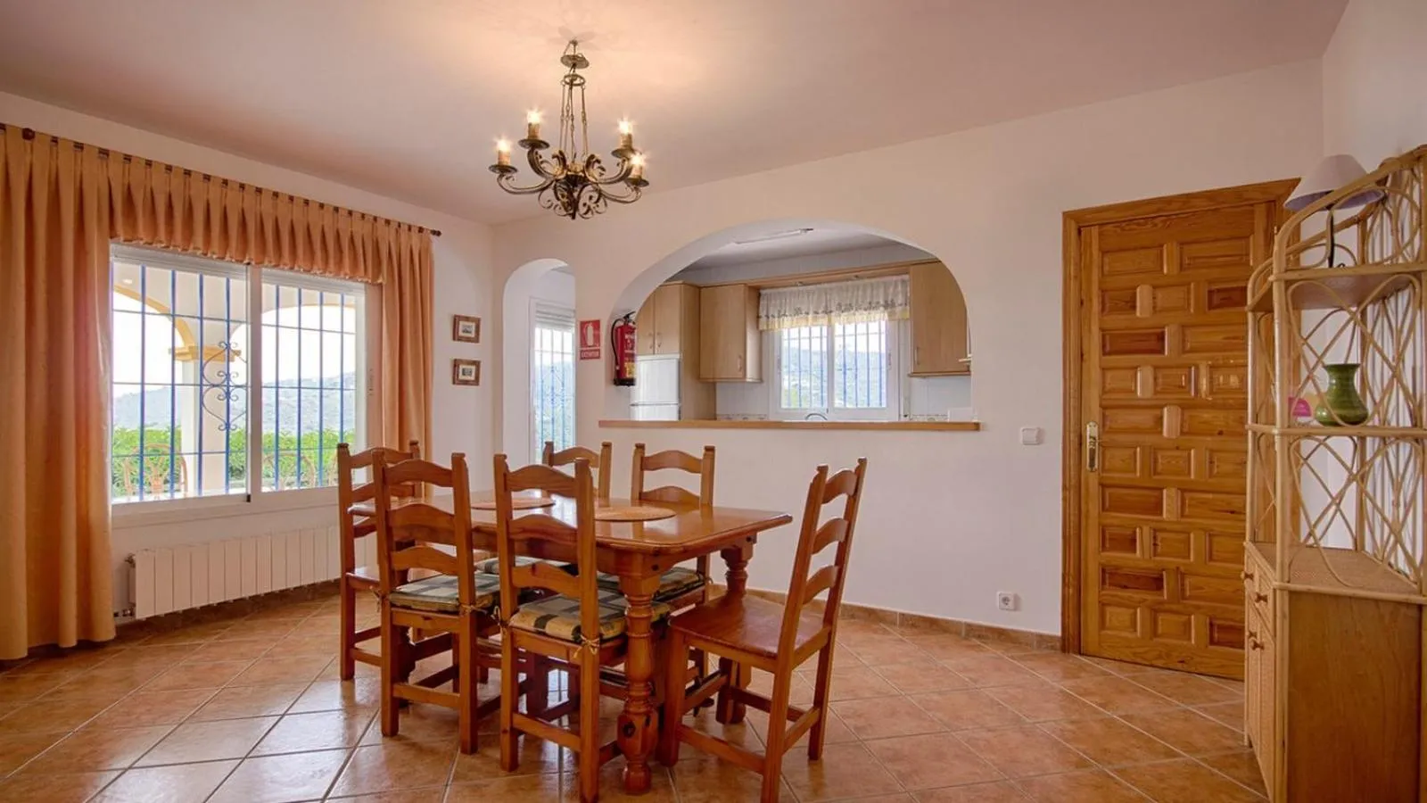Dining area in Villa La Frasca Competa by Ruralidays