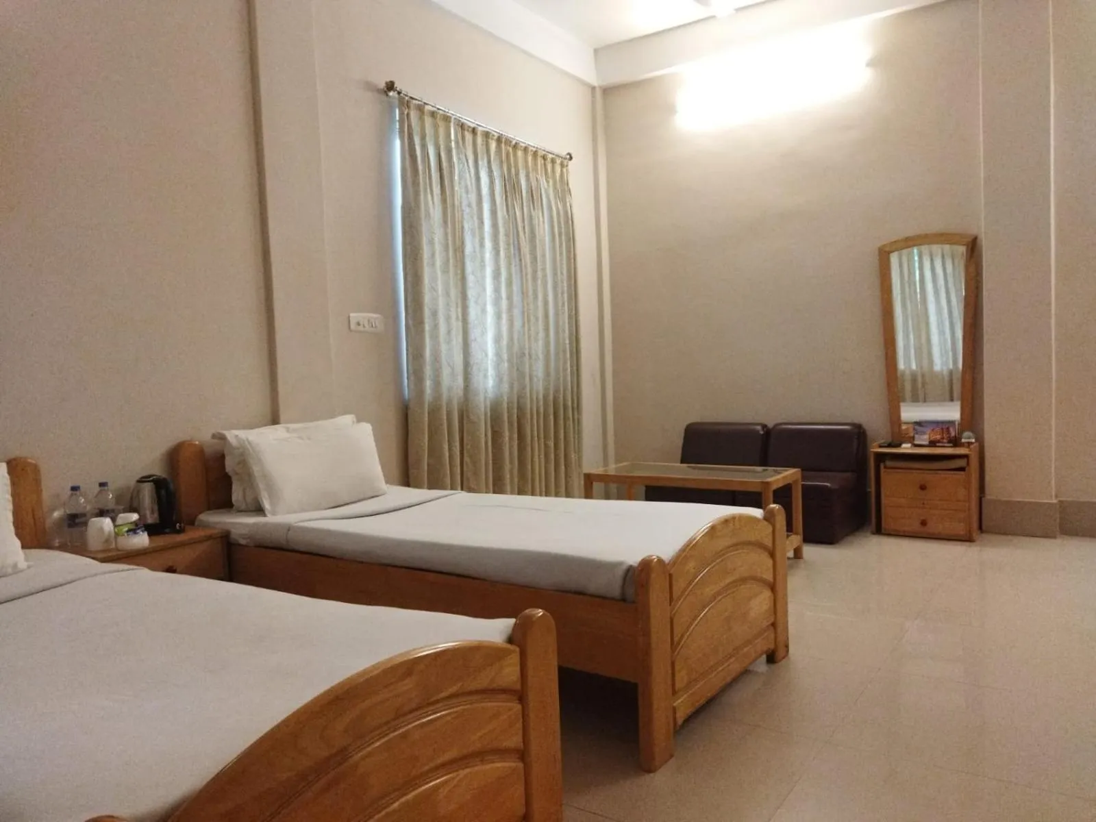 Bed in Lake Side Resort Neermahal