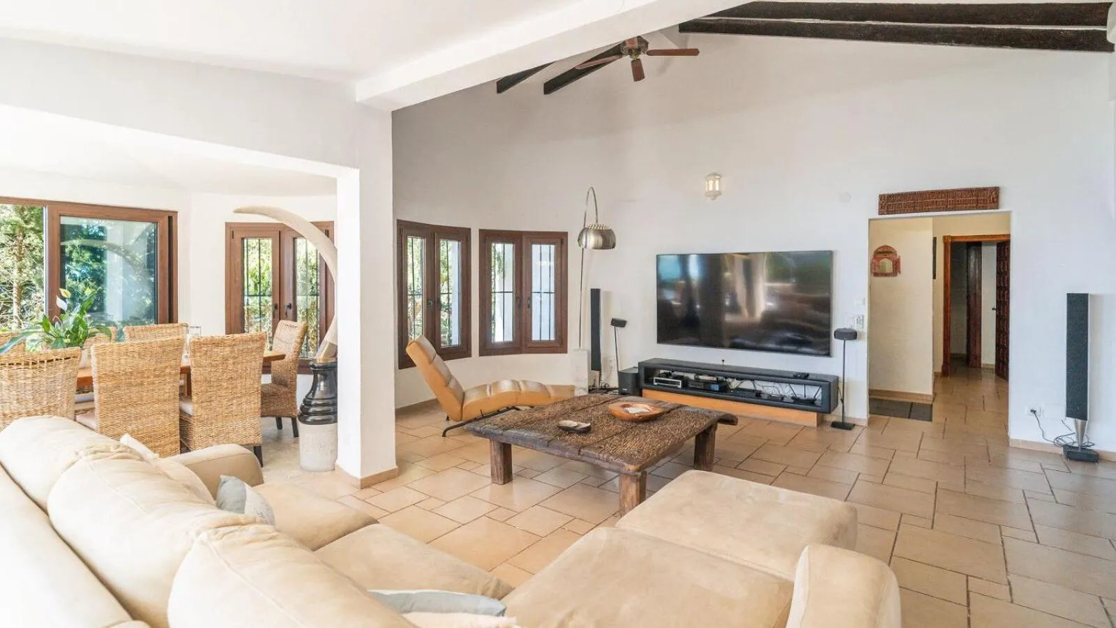 Living room in Casa del Alize Sayalonga by Ruralidays