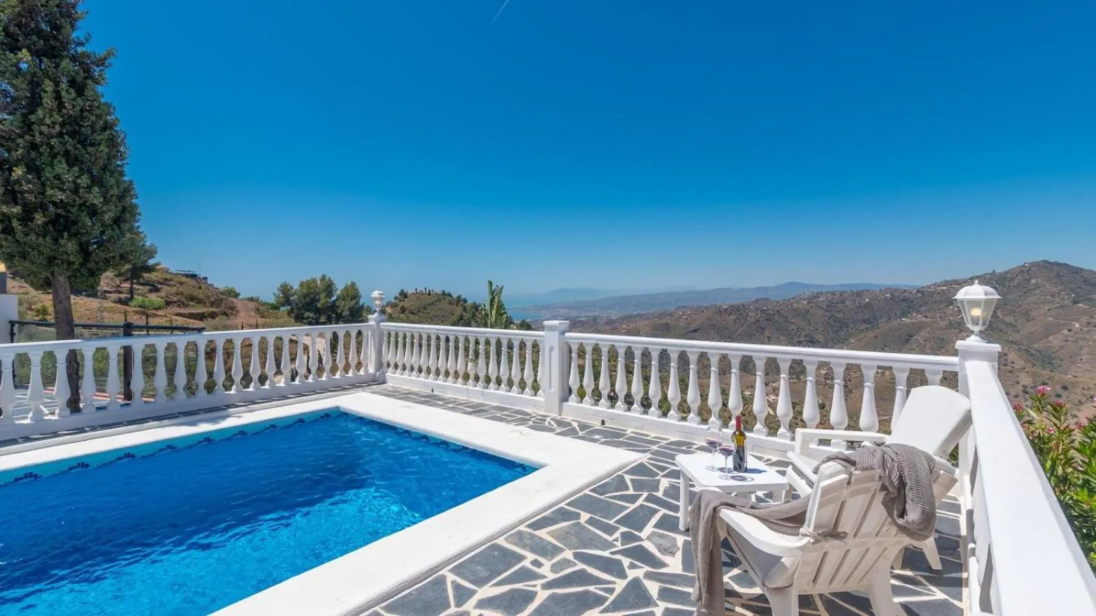Swimming pool in Casa Paraiso Tropical Torrox by Ruralidays