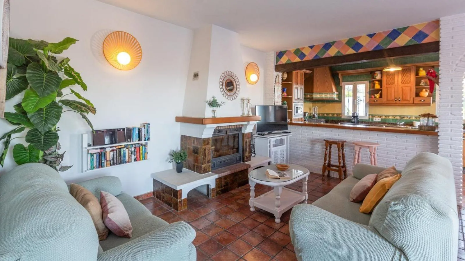 Living room in Casa Paraiso Tropical Torrox by Ruralidays