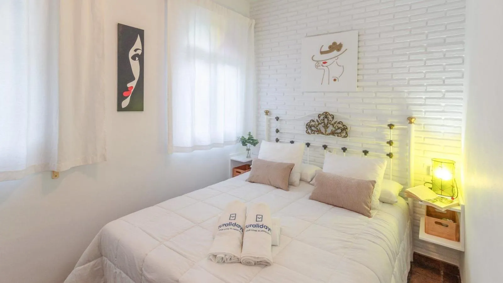 Bedroom, Bed in Casa Paraiso Tropical Torrox by Ruralidays