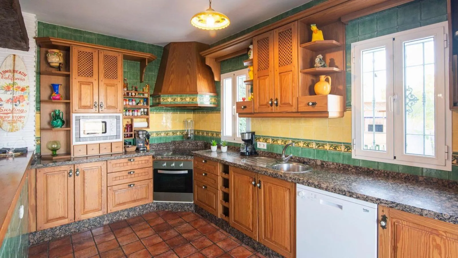Kitchen or kitchenette in Casa Paraiso Tropical Torrox by Ruralidays