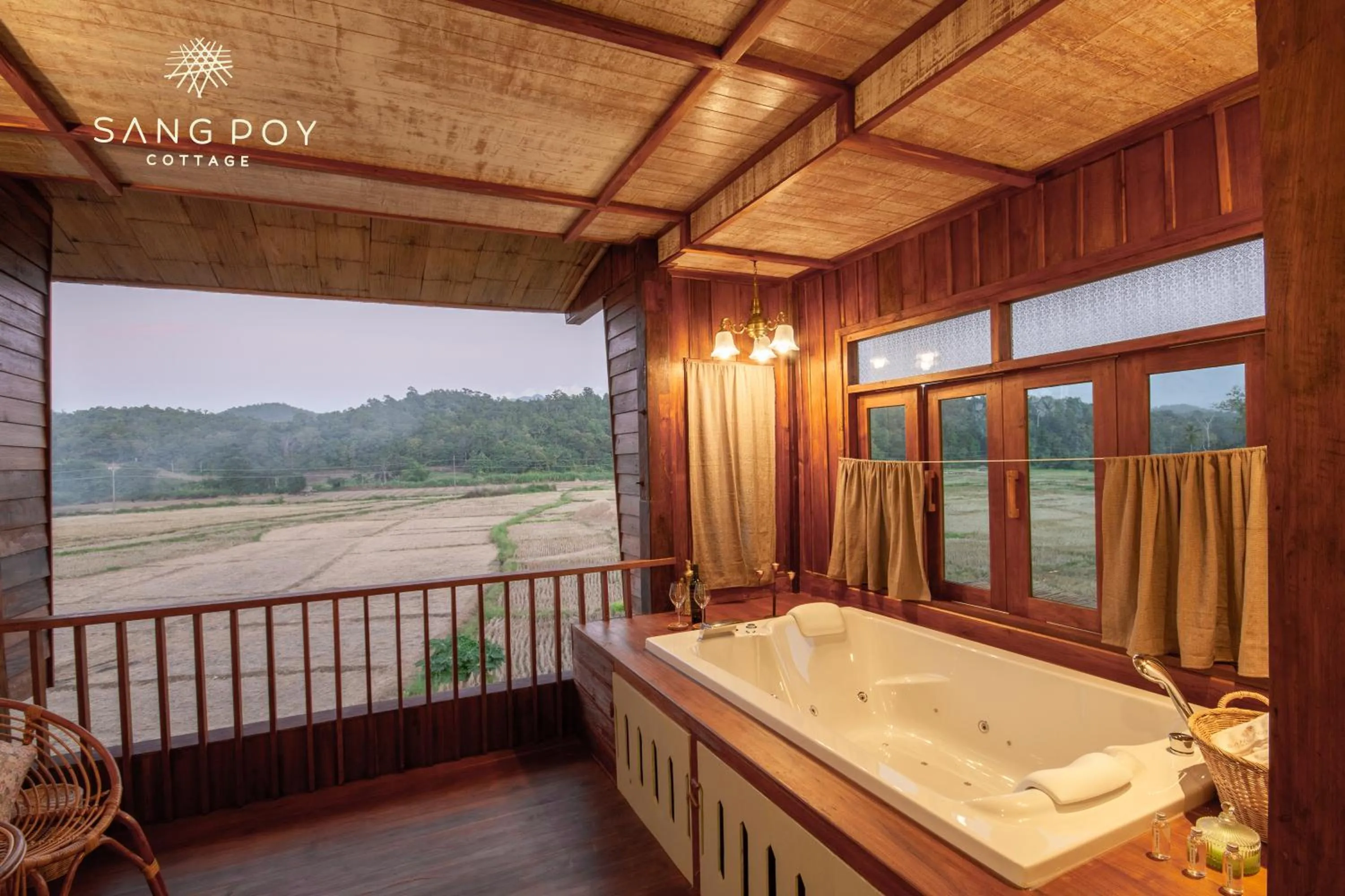 Mountain view in Sang Poy Cottage