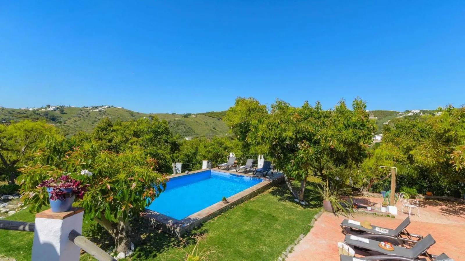 Swimming pool in Villa Javier de Frigiliana by Ruralidays
