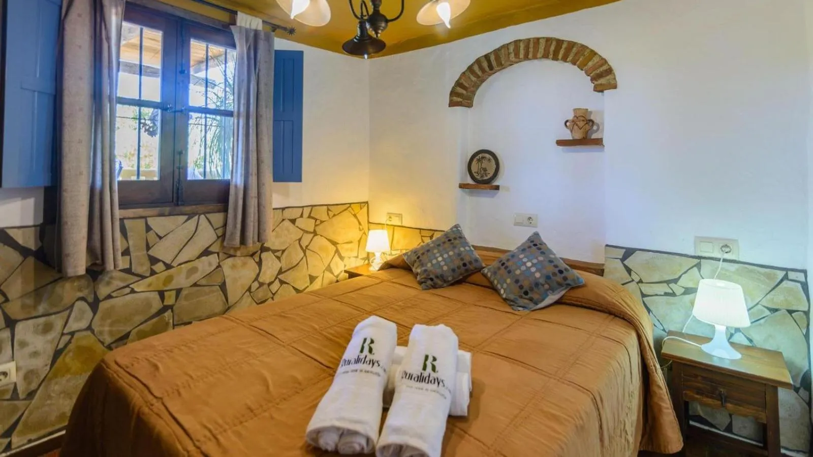 Bedroom, Bed in Villa Javier de Frigiliana by Ruralidays