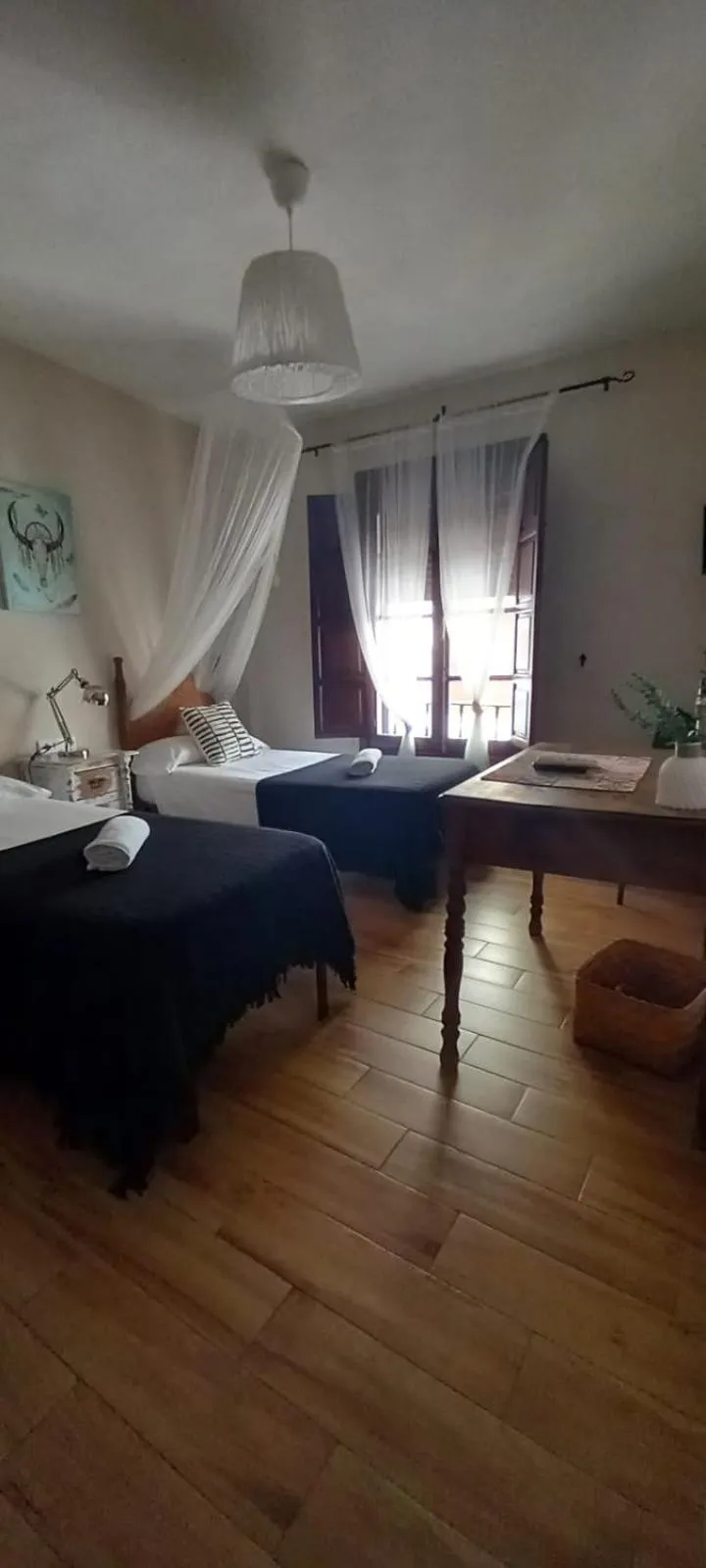 Bed in Hotel Rural Inz-Almaraz