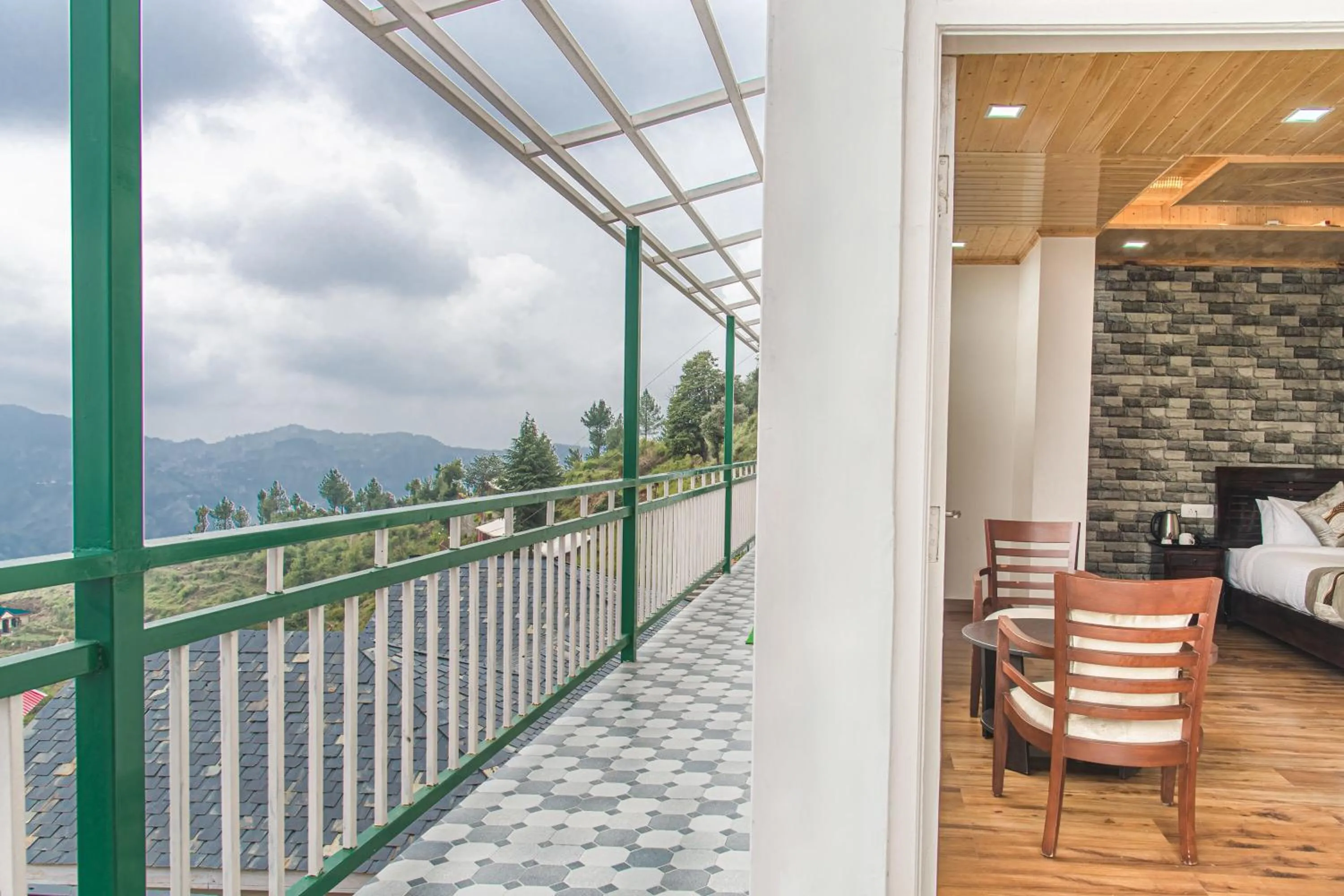 Balcony/Terrace in Echor - The Koti Village Resort Kufri