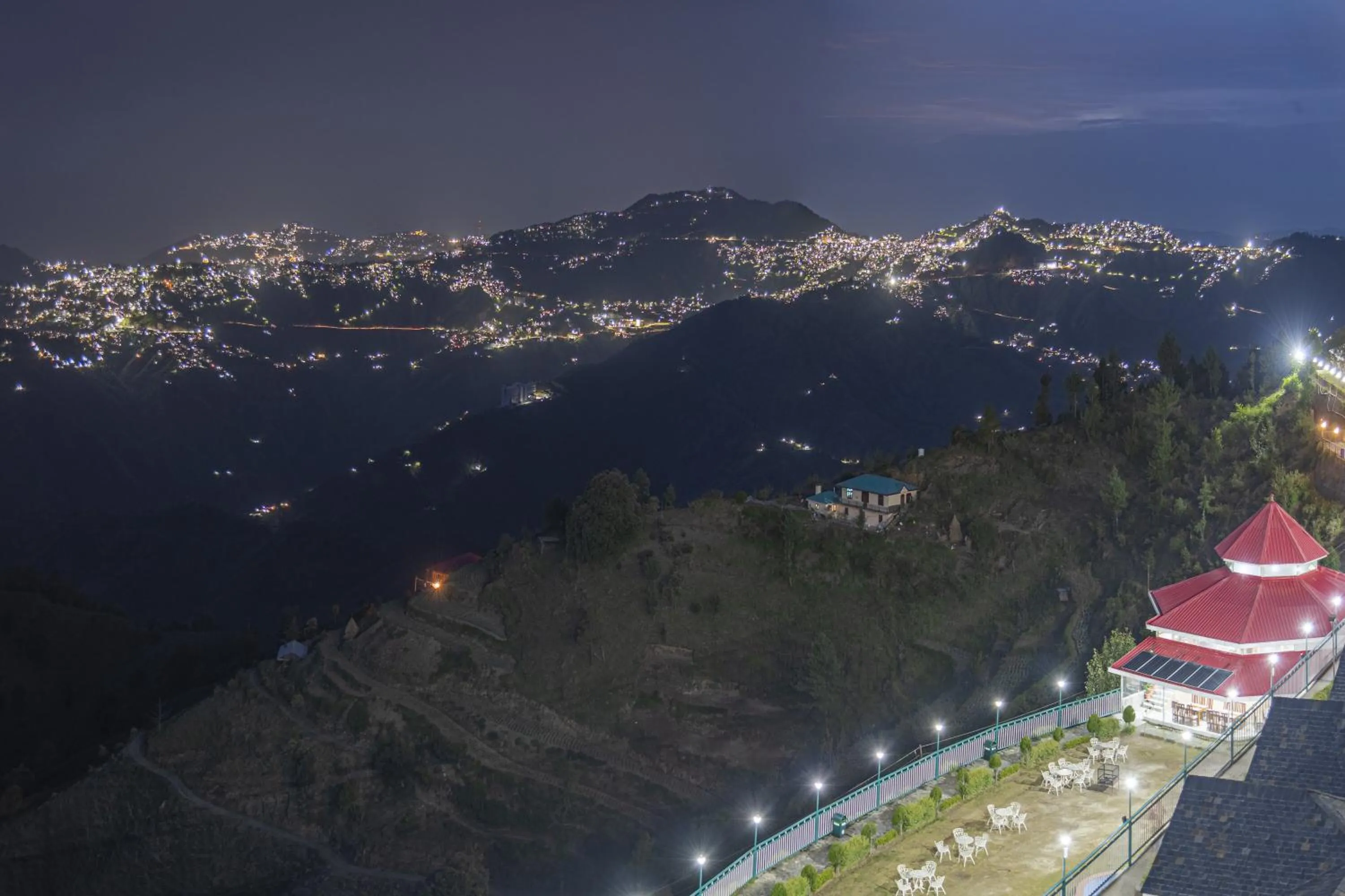 Night in Echor - The Koti Village Resort Kufri