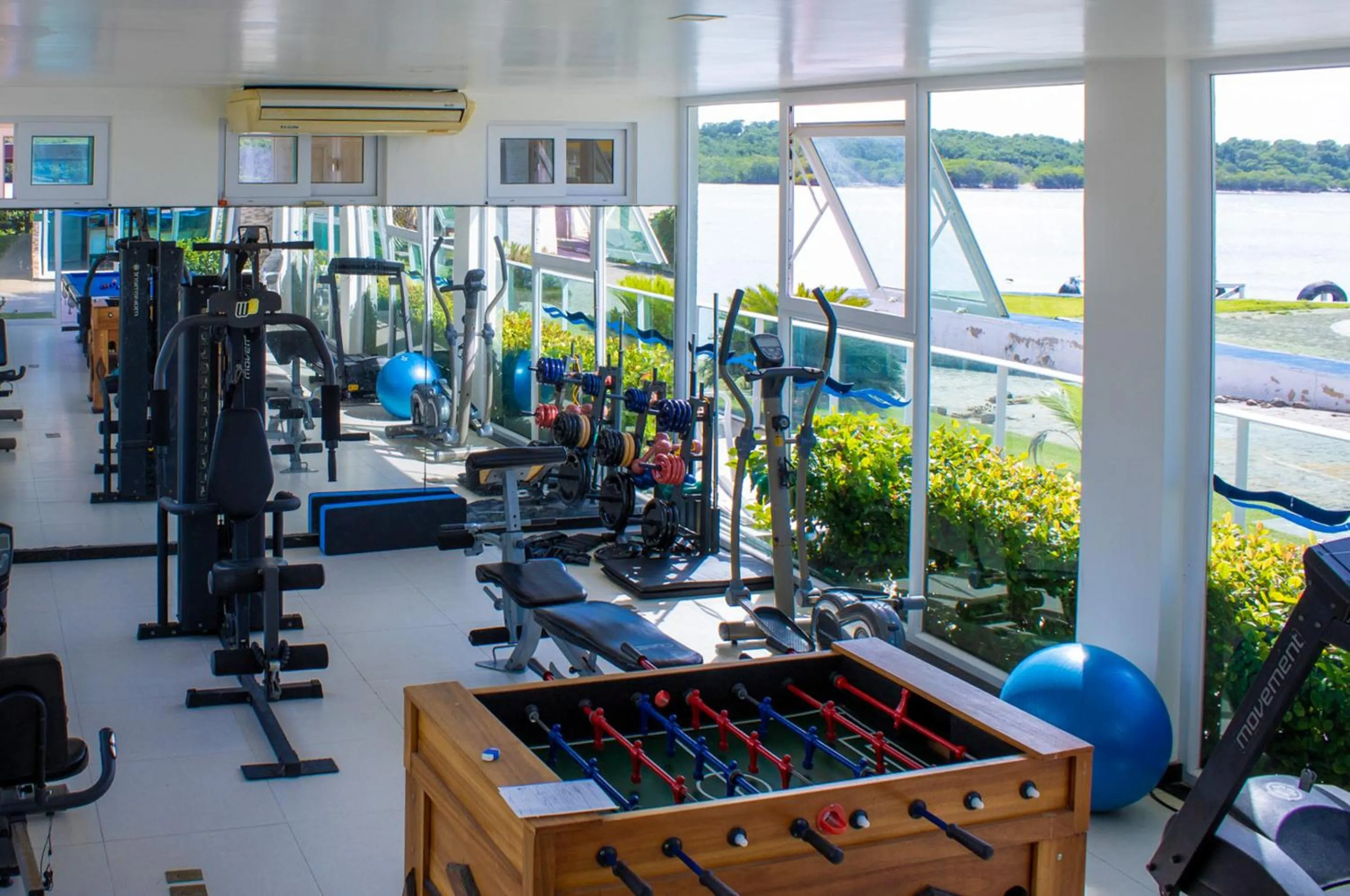 Fitness centre/facilities in Pousada Jirituba