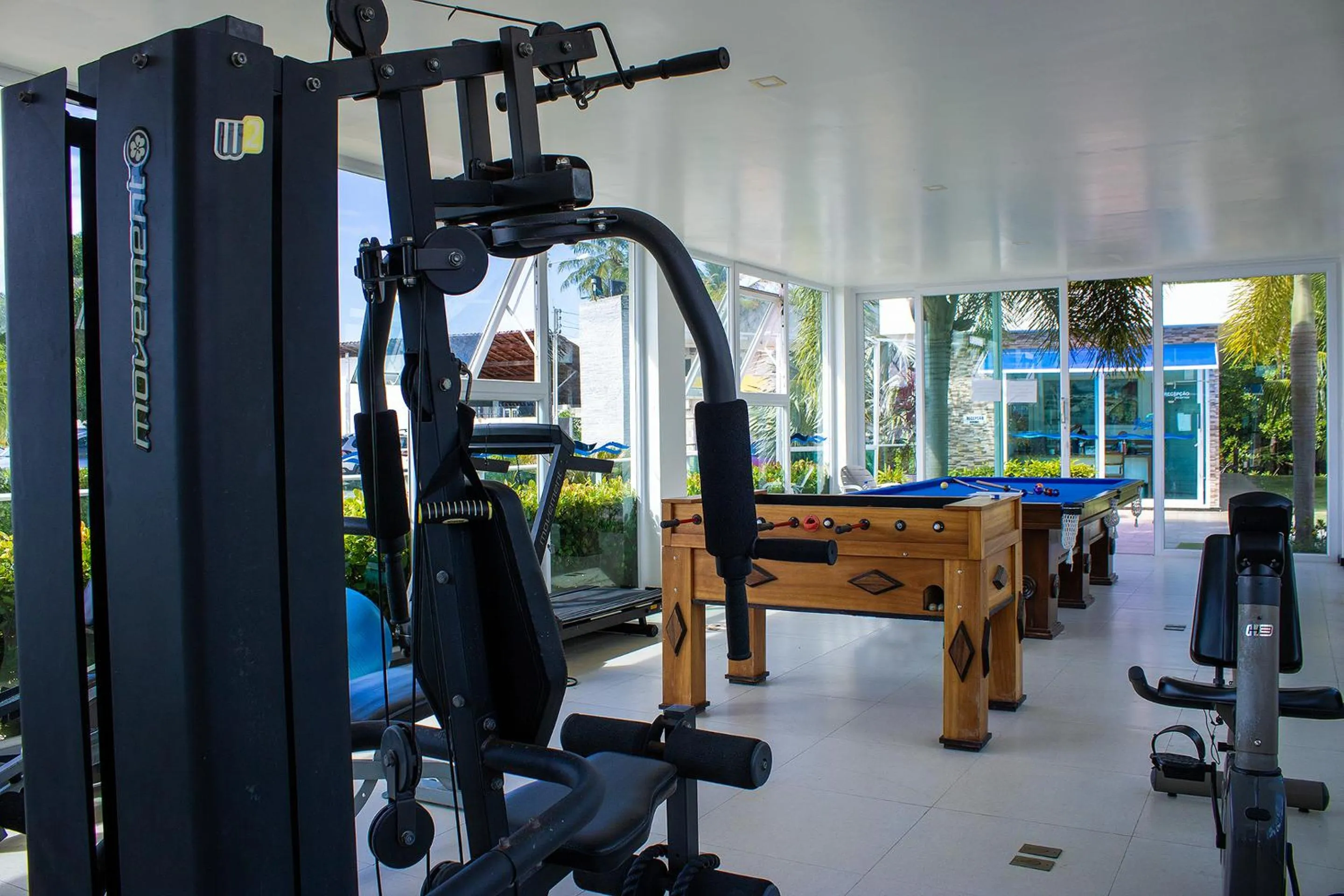 Fitness centre/facilities in Pousada Jirituba