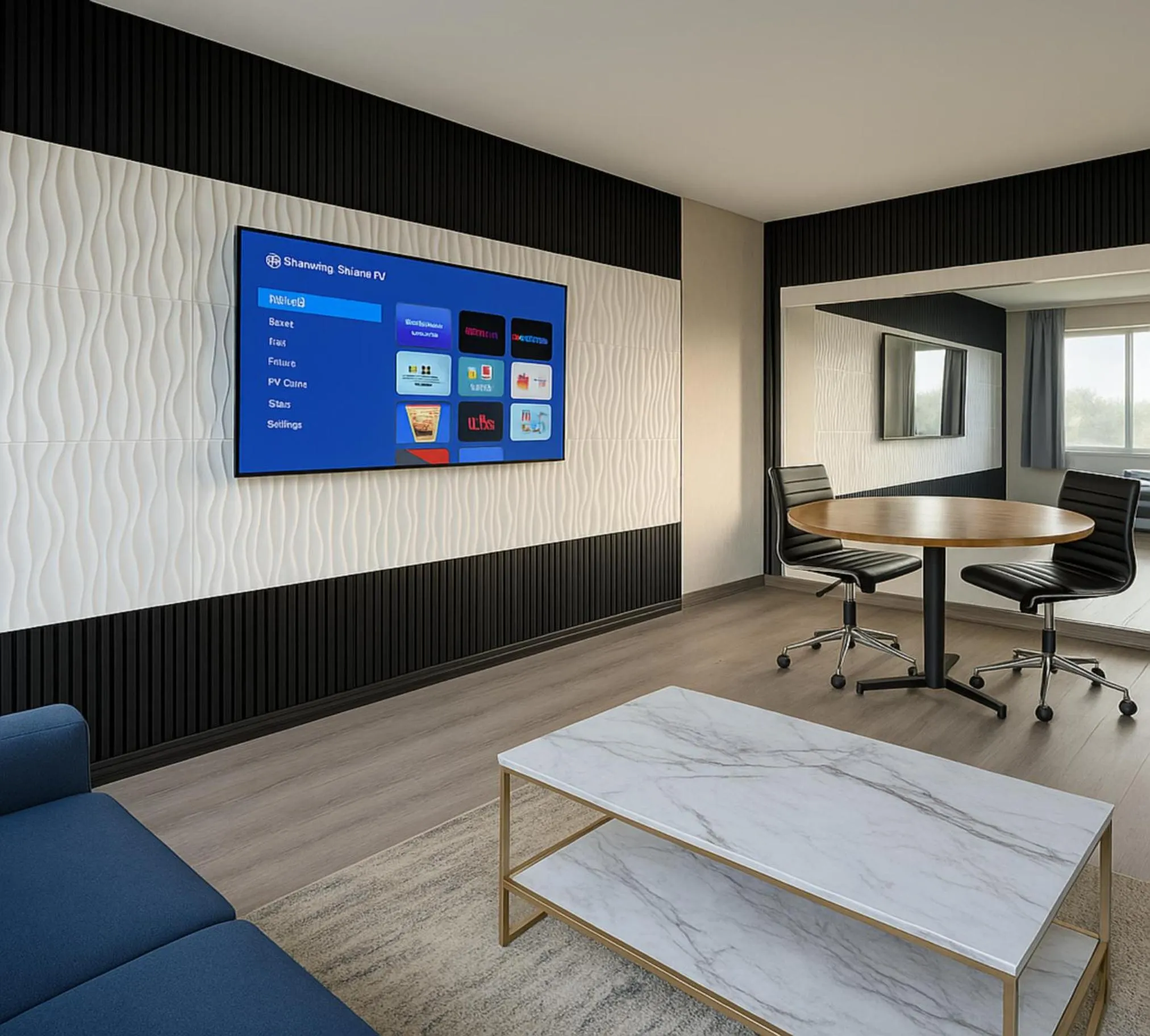 TV and multimedia in Hotel Pergola Jamaica JFK