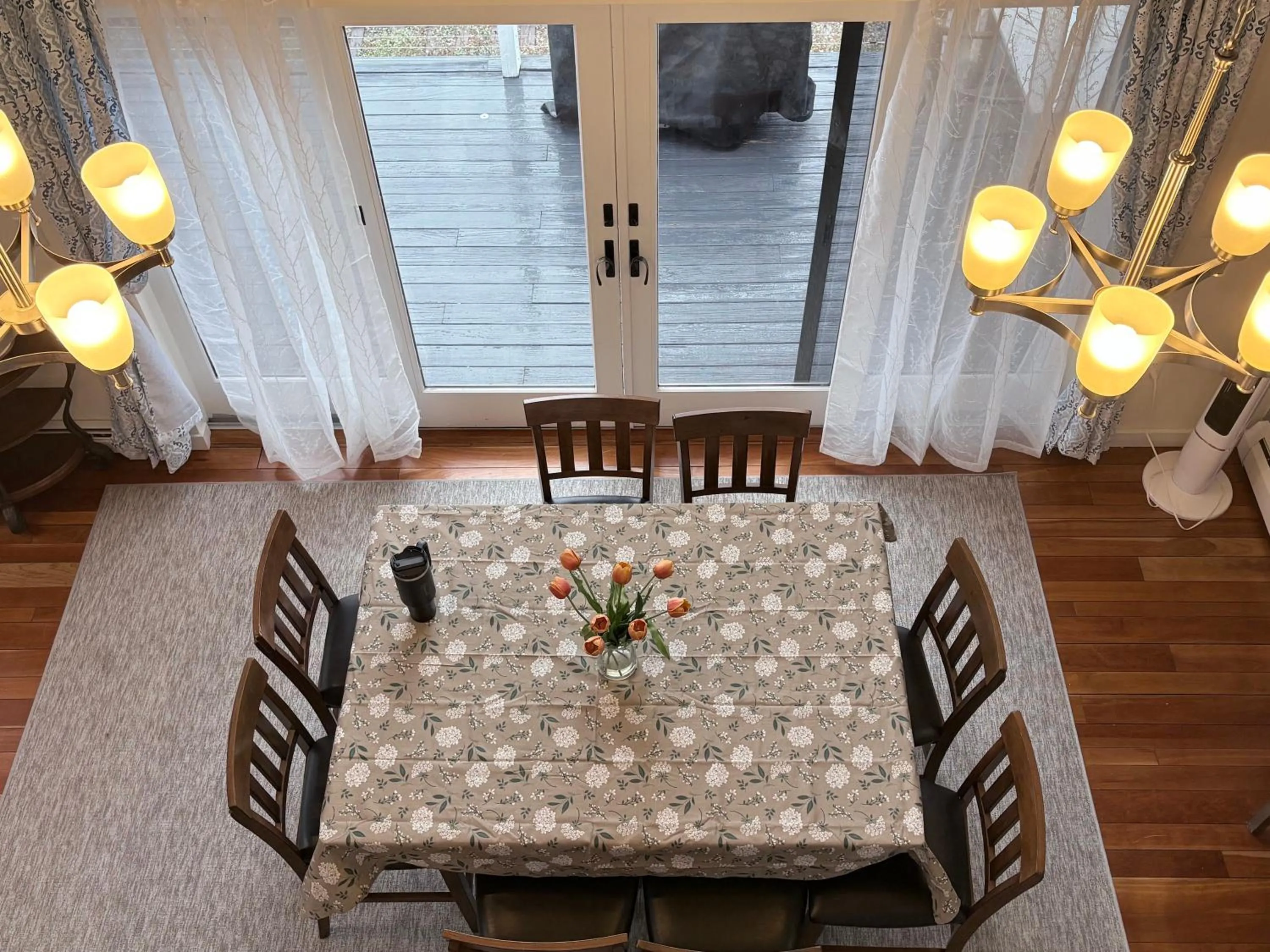 Bird's eye view in Riverfront Home with a View!