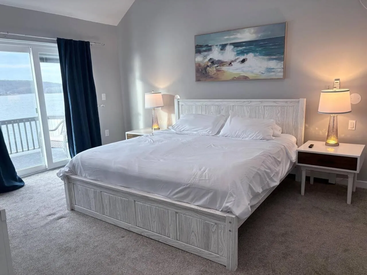 Patio, Bed in Riverfront Home with a View!