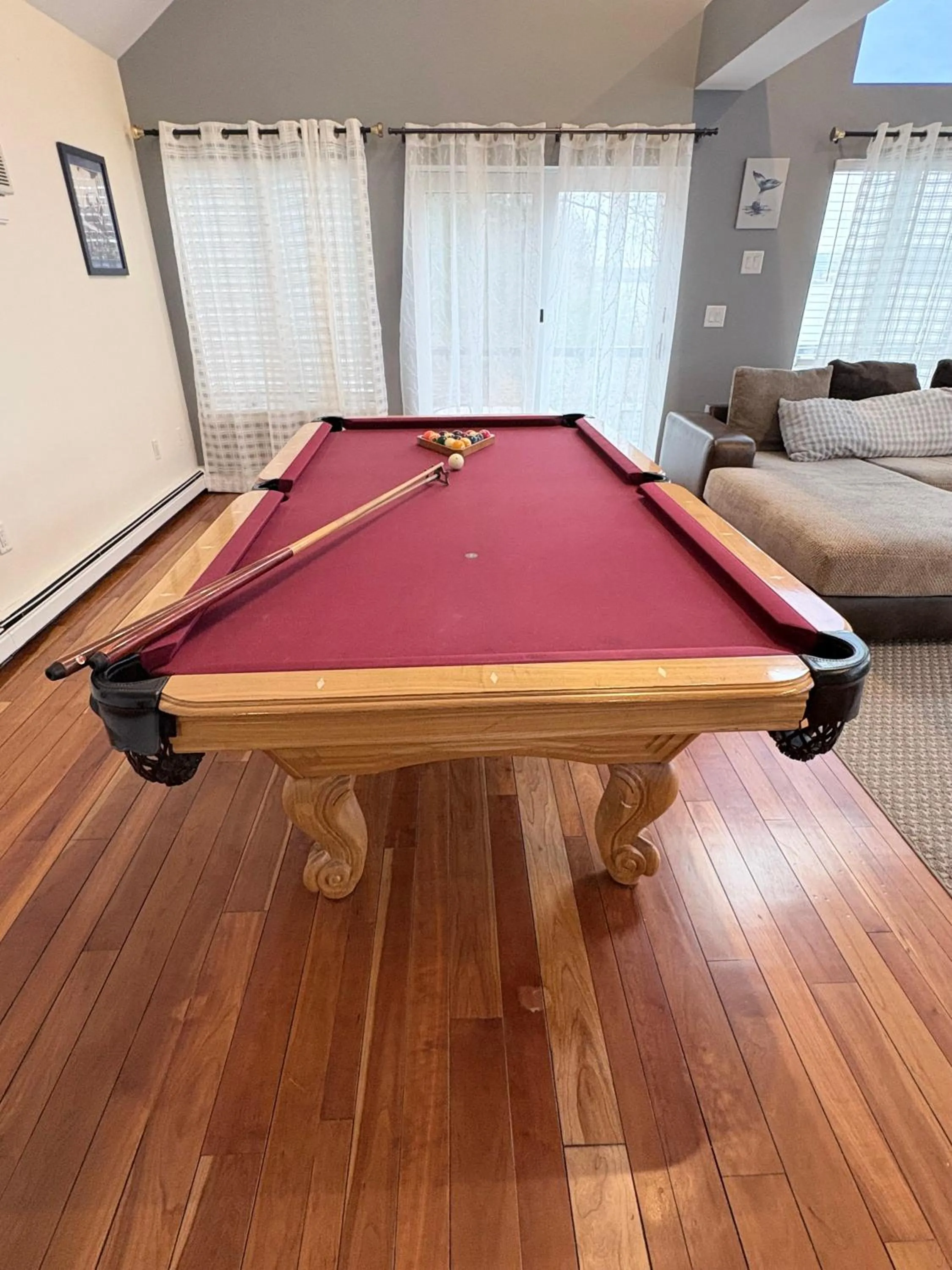 Billiard in Riverfront Home with a View!