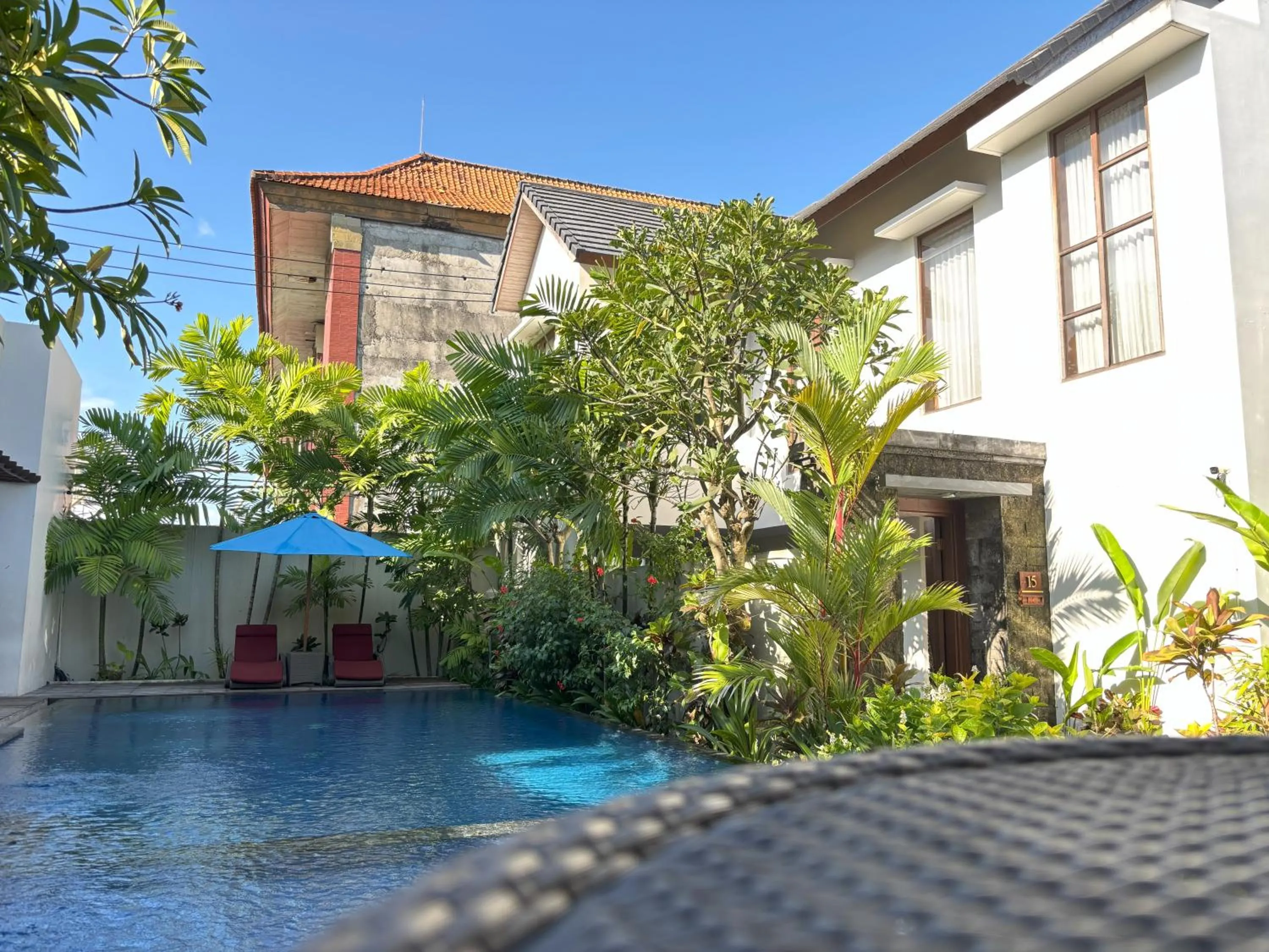 Swimming pool in The Calna Villa Bali