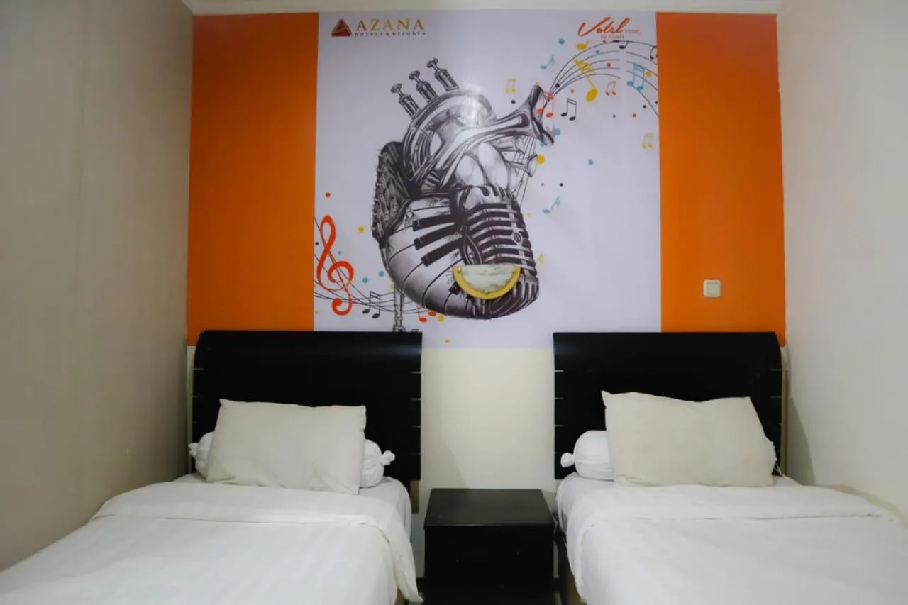 Bed in Votel Hotel Tulungagung