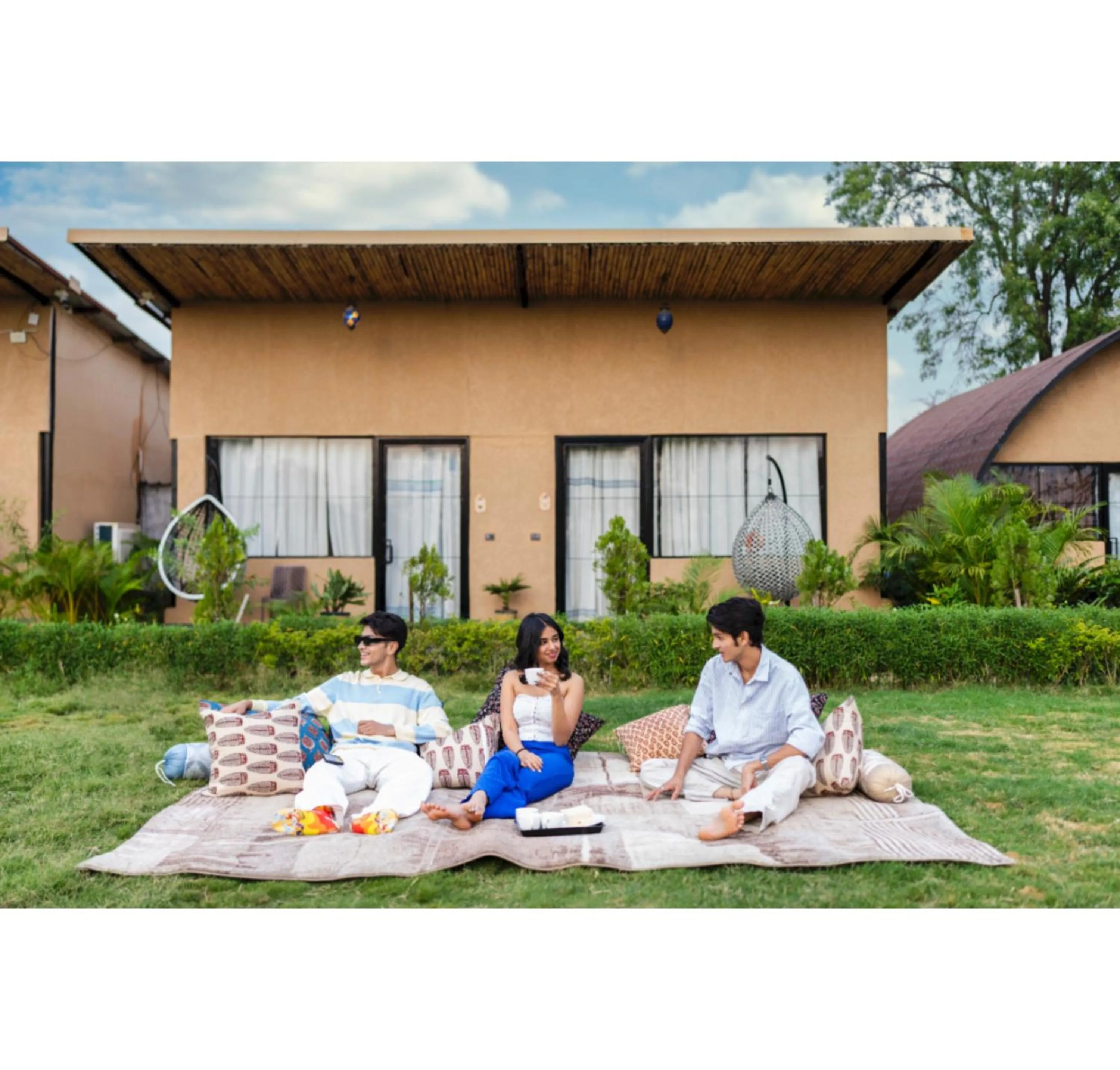 Garden view in Panarpani Retreat Pachmarhi