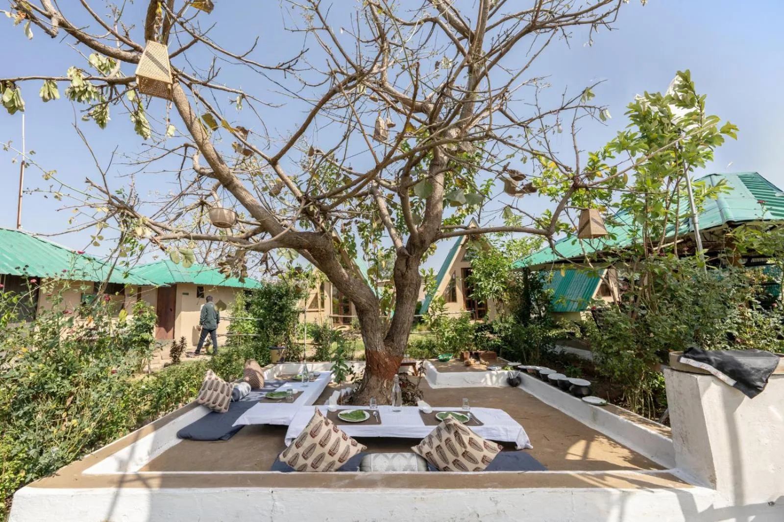 Garden in Panarpani Retreat Pachmarhi