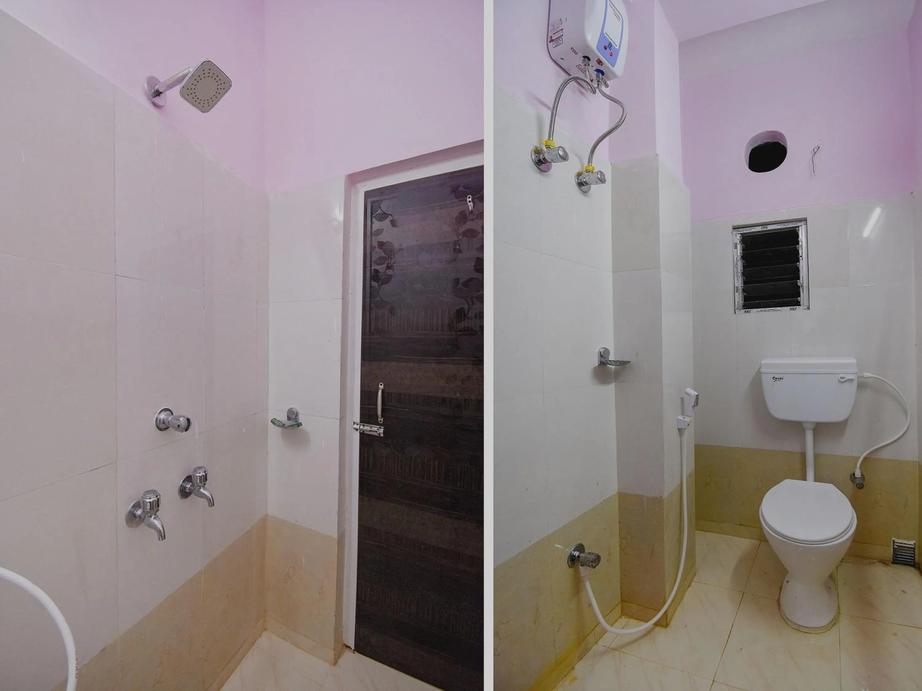 Bathroom in Hotel O Palki Palace Near Netaji Subhash Chandra Bose International Airport