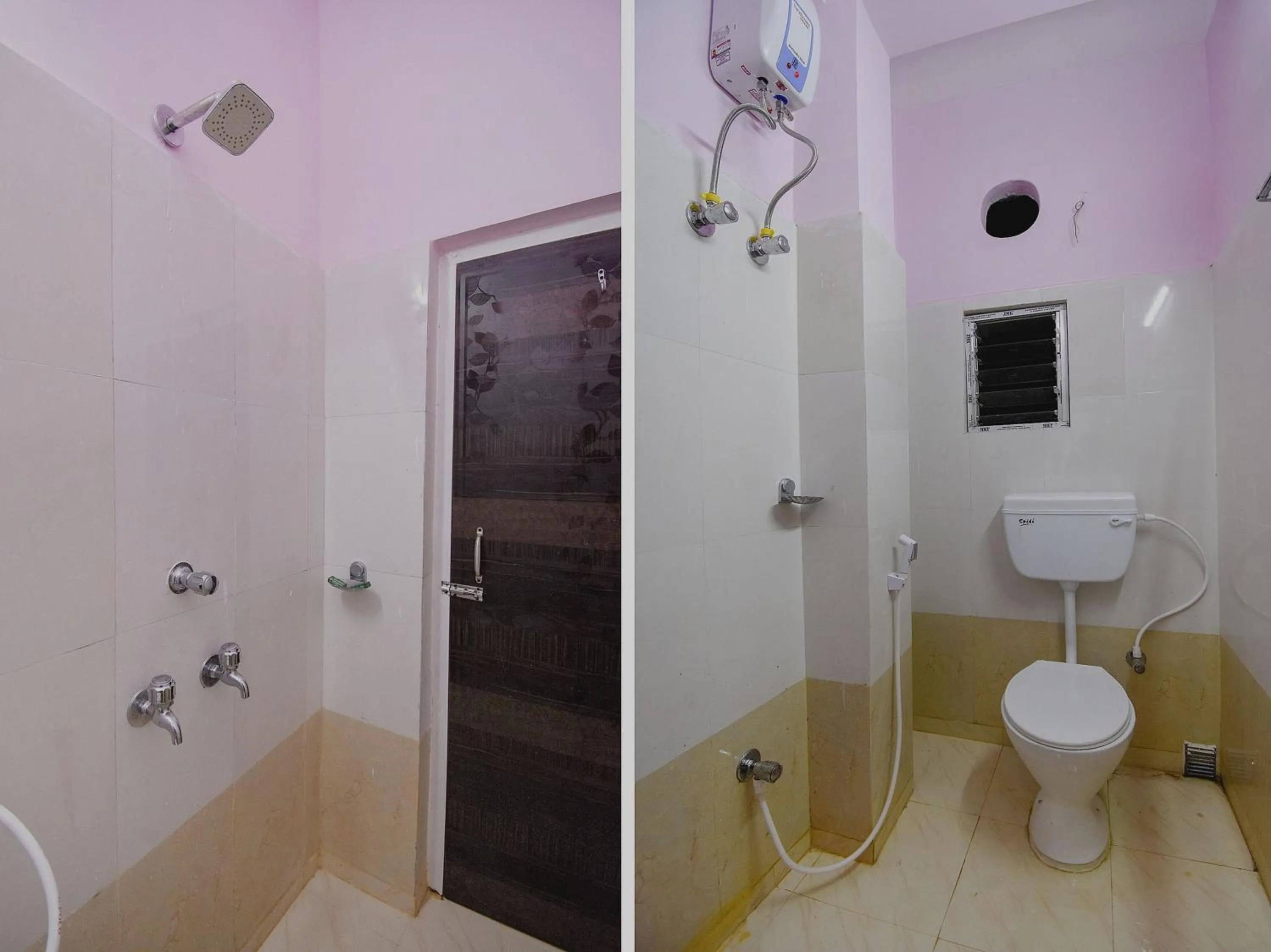 Bathroom in Hotel O Palki Palace Near Netaji Subhash Chandra Bose International Airport