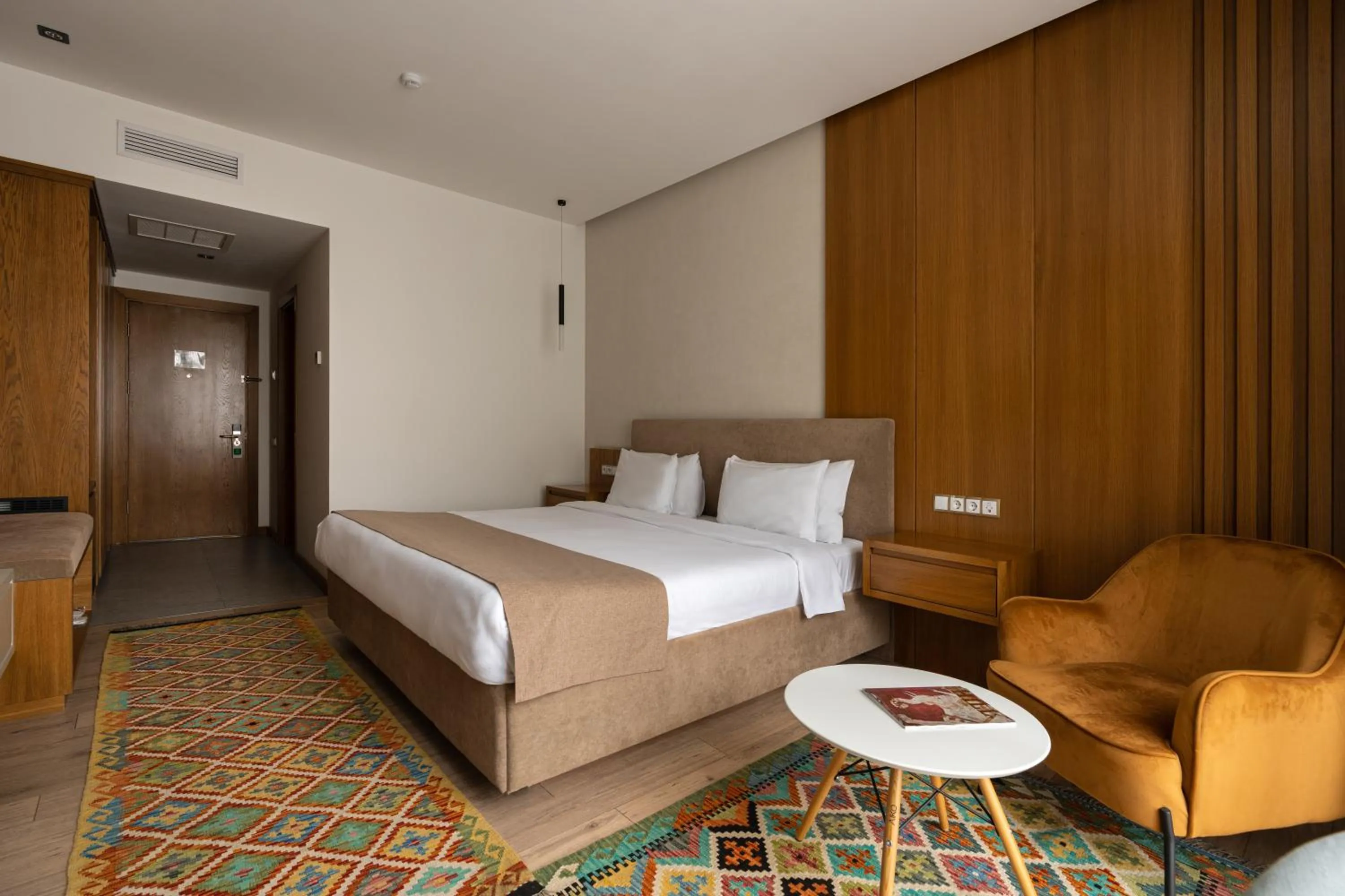 Bed in HOTEL MODERNO & Spa