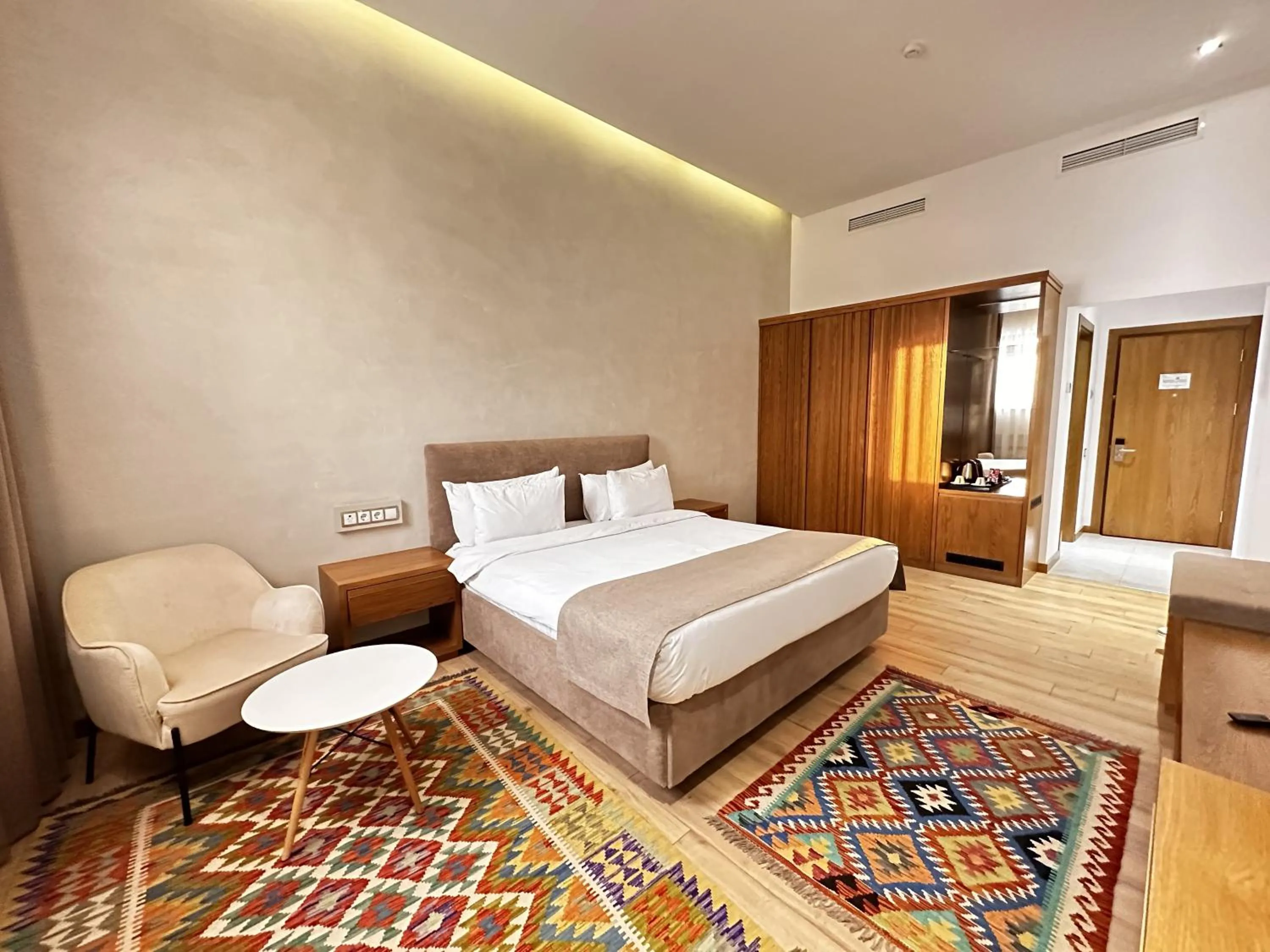 Bed in HOTEL MODERNO & Spa