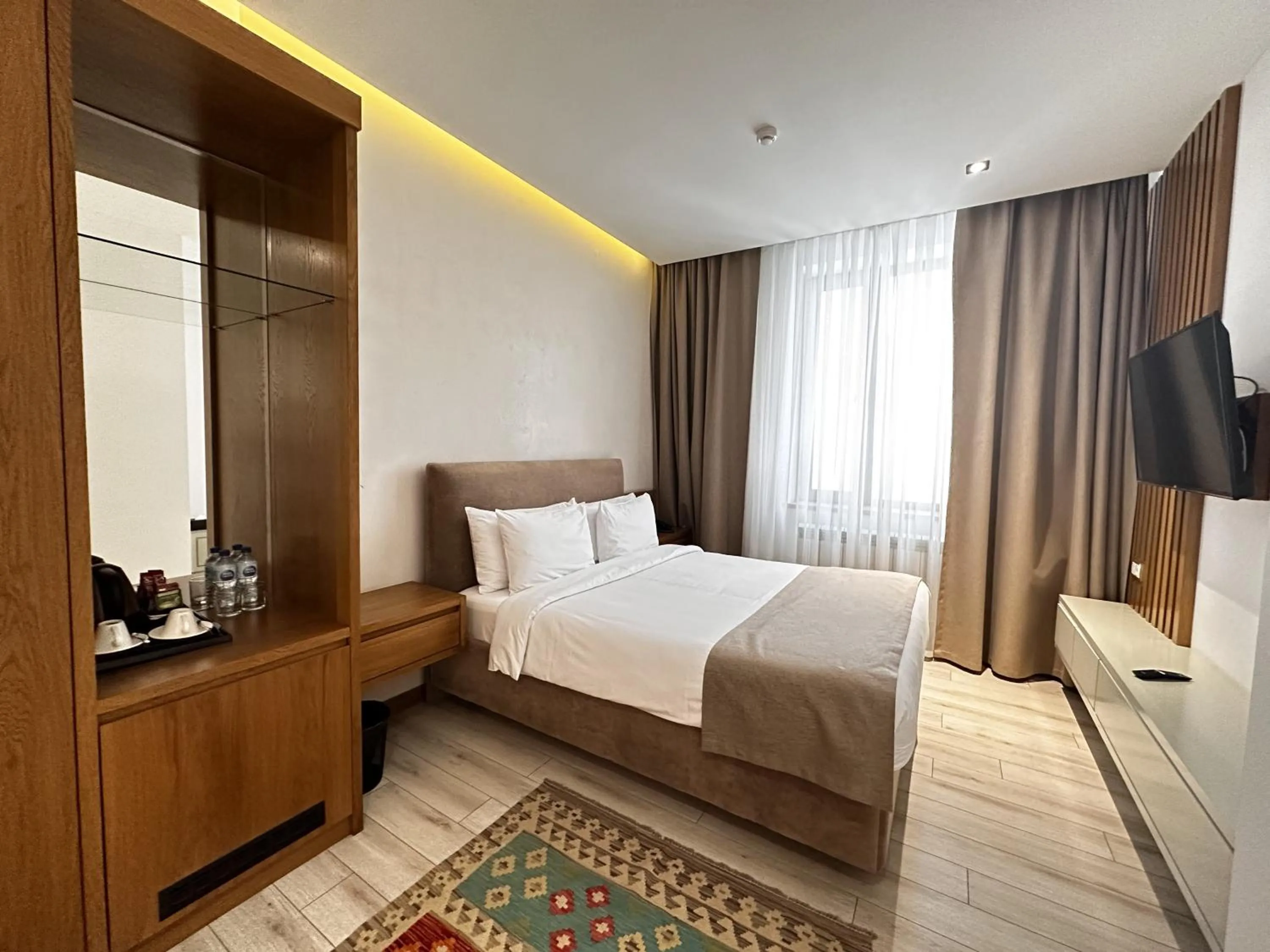 Bed in HOTEL MODERNO & Spa